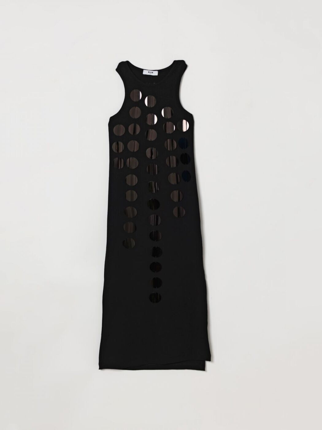 エムエスジーエム MSGM ロング御召しもの 御召しもの ガールズ 黒いこと Long dresses S6MSJGDE101 関税 貨物輸送無料 2026SS gi