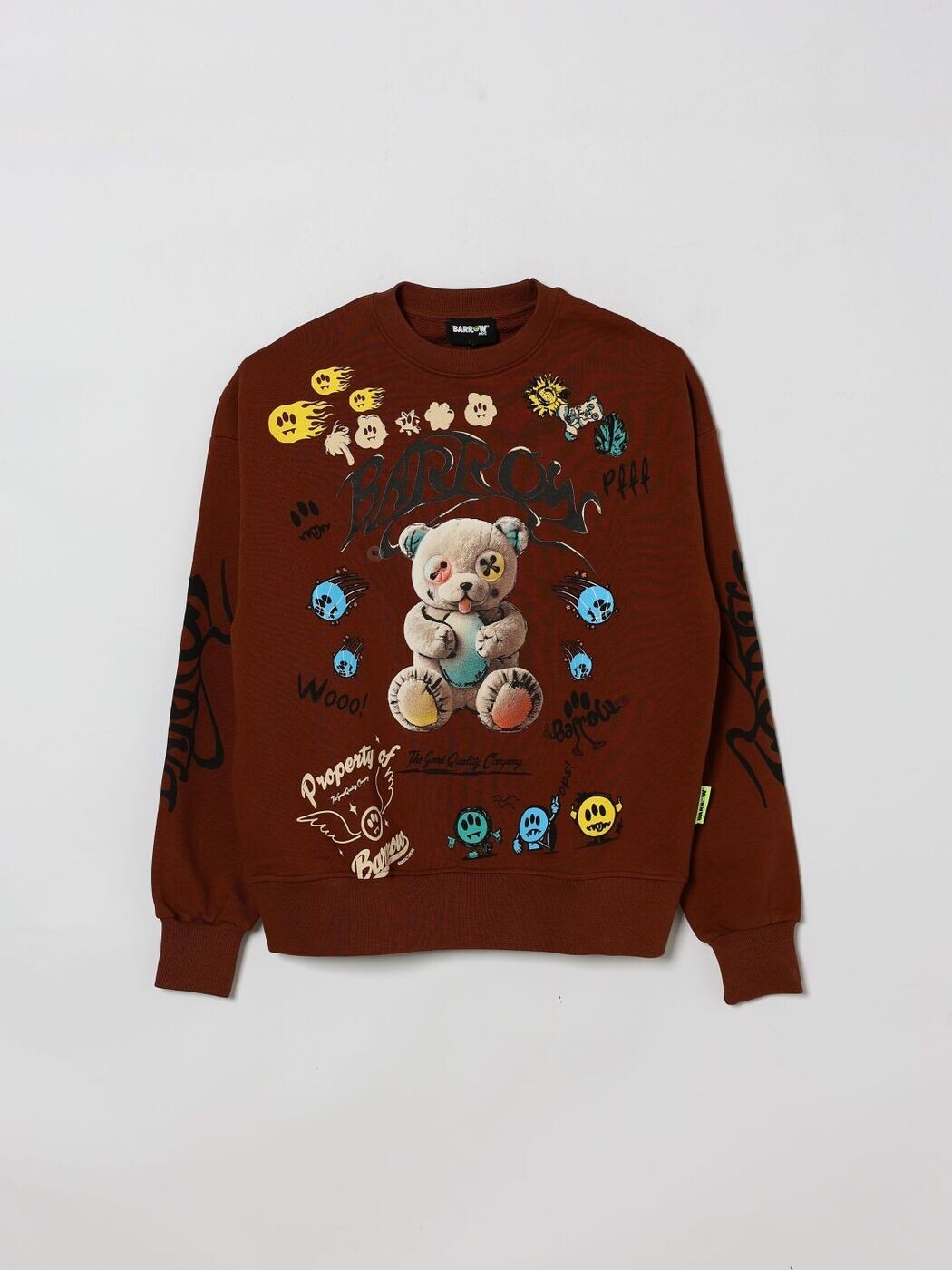 バロウキッズ BARROW KIDS クルーネックジャンパー 編み物お召しもの ボーイズ 赤銅色 Crew neck jumpers S6BKJUSW078 関税 貨物輸送無料 2026SS gi