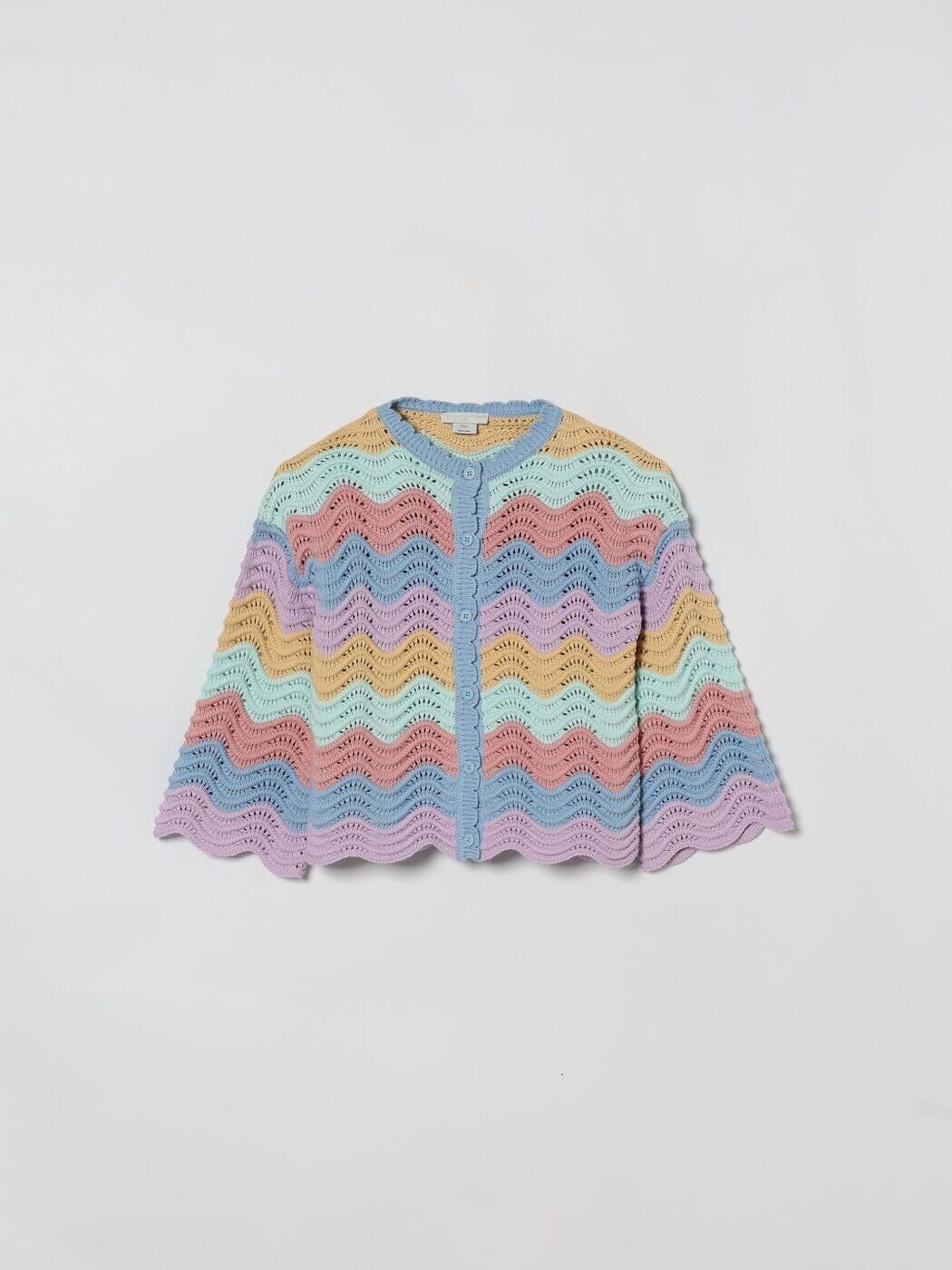 ステラマッカートニー STELLA MCCARTNEY クルーネックジャンパー 編み物お召しもの ガールズ マルチ色合い Crew neck jumpers TY9B10Z2922 関税 貨物輸送無料 2026SS gi