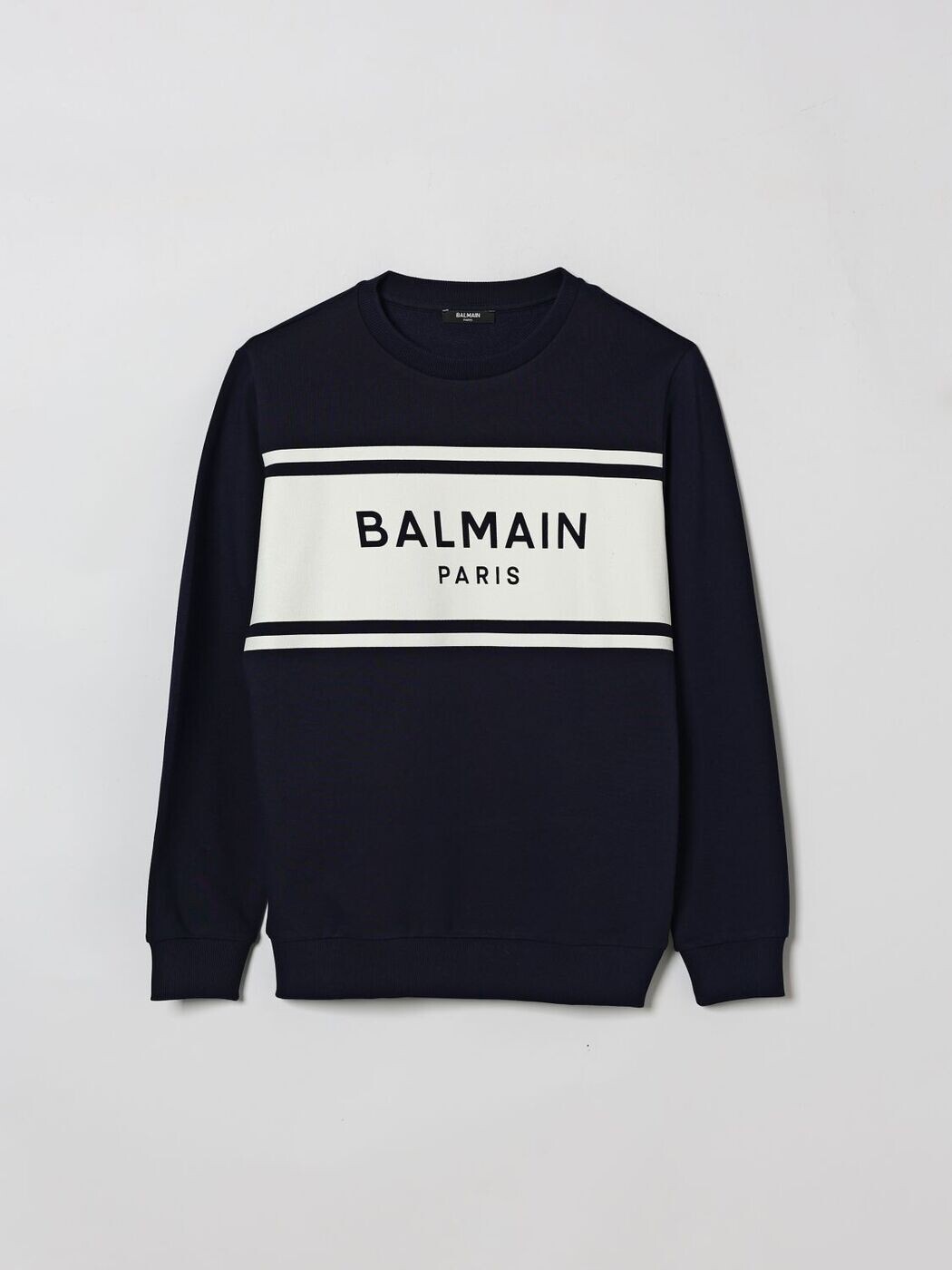 バルマン BALMAIN クルーネックジャンパー 編み物御召しもの ガールズ 青碧 Crew neck jumpers BY4P10Z3183 関税 貨物輸送無料 2026SS gi