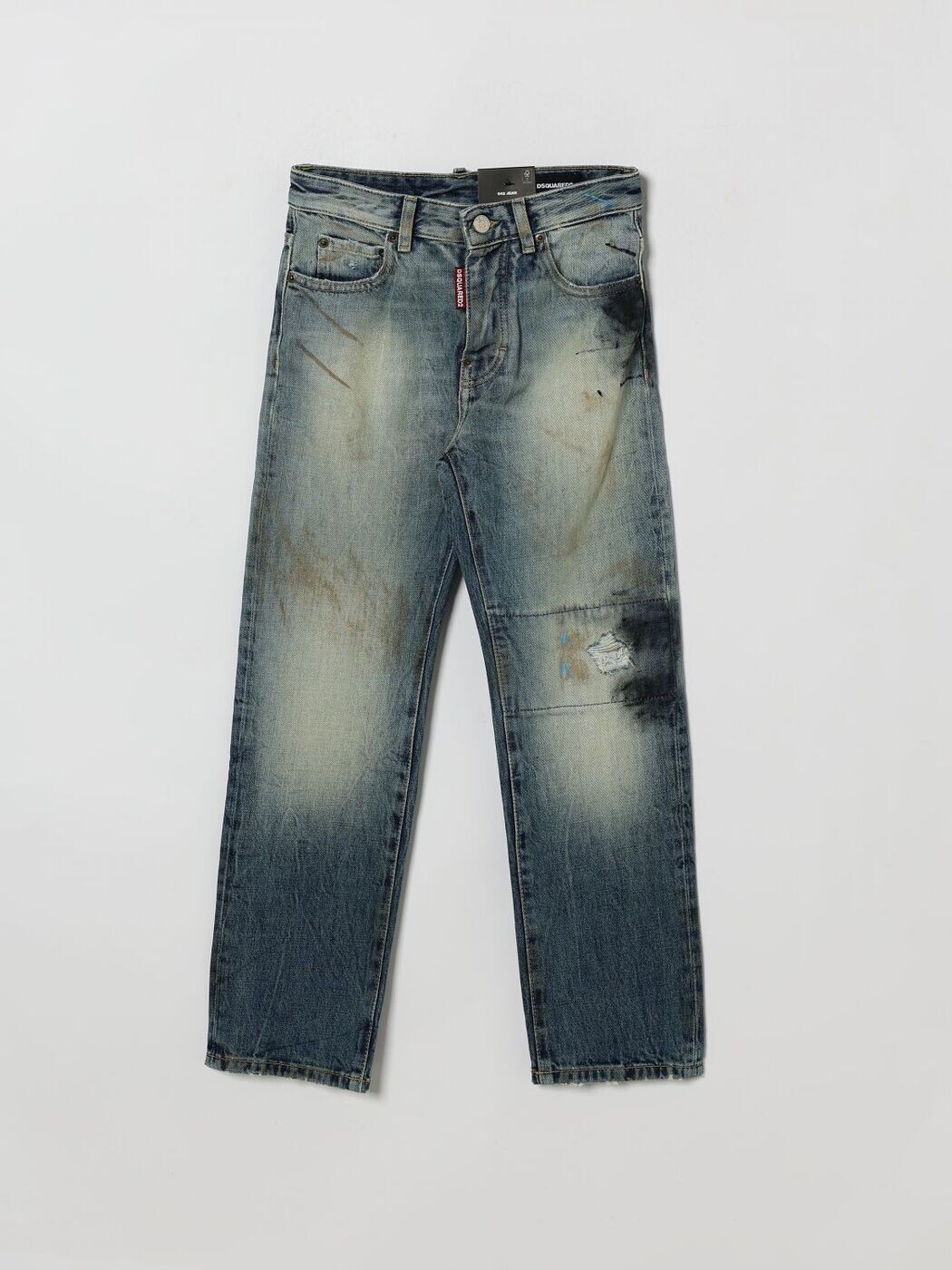 ディースクエアード DSQUARED2 レギュラーフィットジーンズ ジーンズ ボーイズ 青碧 Regular fit jeans DQ2252D0AFZ 関税 貨物輸送無料 2026SS gi