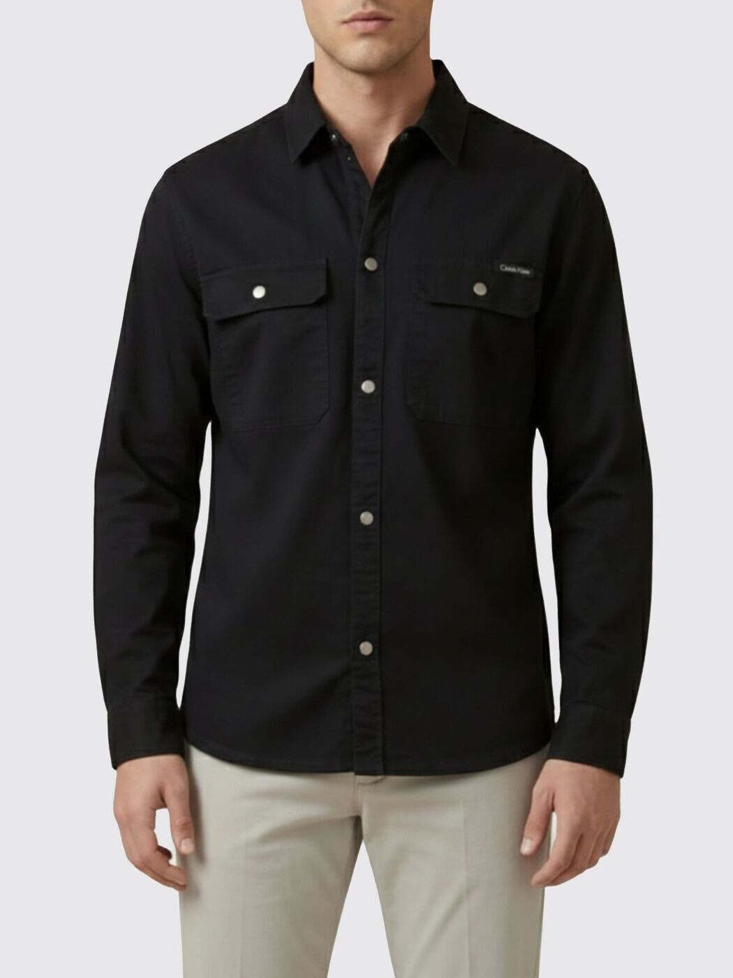 カルバン クライン ジーンズ CALVIN KLEIN JEANS シャツ メンズ ブラック Shirts LV04RE103G 関税 送料無料 2026SS gi