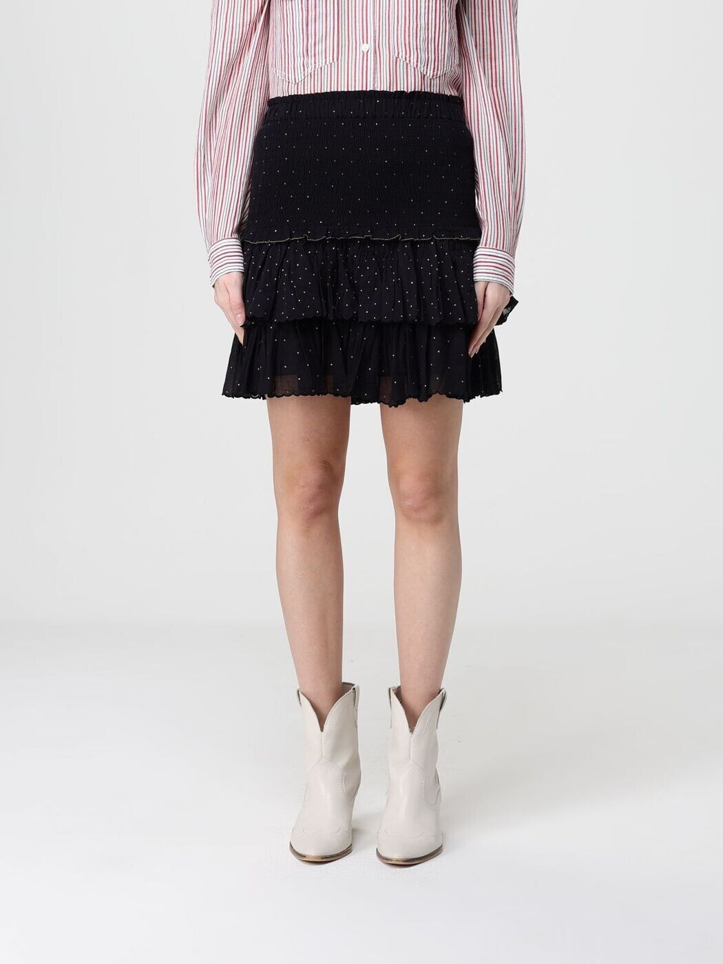イザベル マラン エトワール ISABEL MARANT ETOILE スカート レディース ブラック Skirts JU0478FAD1J03E Black 関税 送料無料 2026SS gi｜BRANDSHOP「il Tesoro」