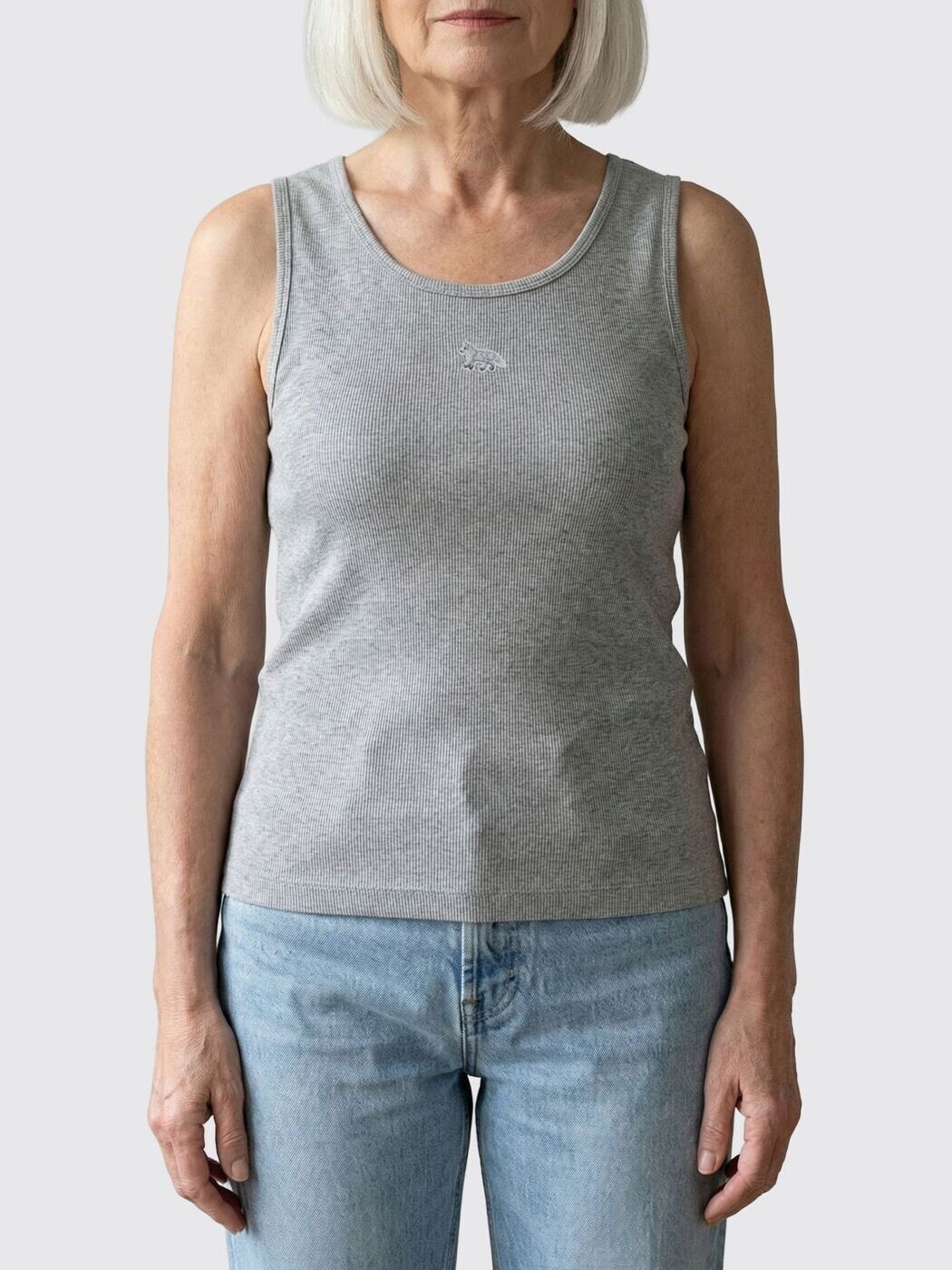 メゾン キツネ MAISON KITSUNE Tシャツ トップス レディース グレー T-shirts and tops MW00121KA0033 Grey 関税 送料無料 2026SS gi｜BRANDSHOP「il Tesoro」