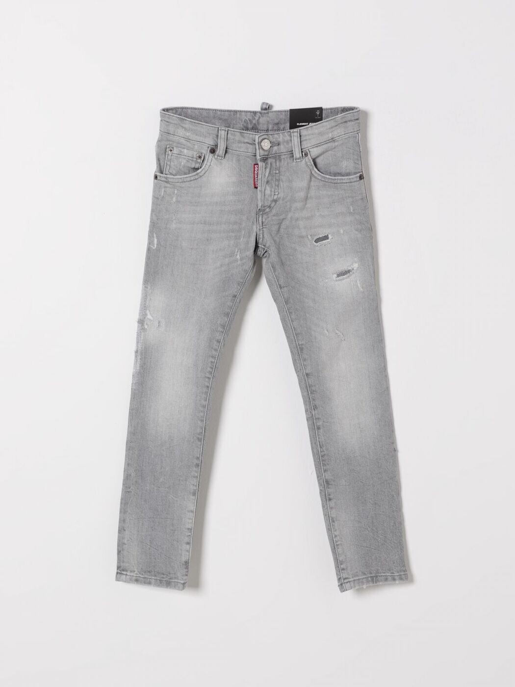 ディースクエアード DSQUARED2 レギュラーフィットジーンズ ジーンズ ボーイズ 薄墨色 Regular fit jeans DQ01Q3D0AFT 関税 貨物輸送無料 2026SS gi