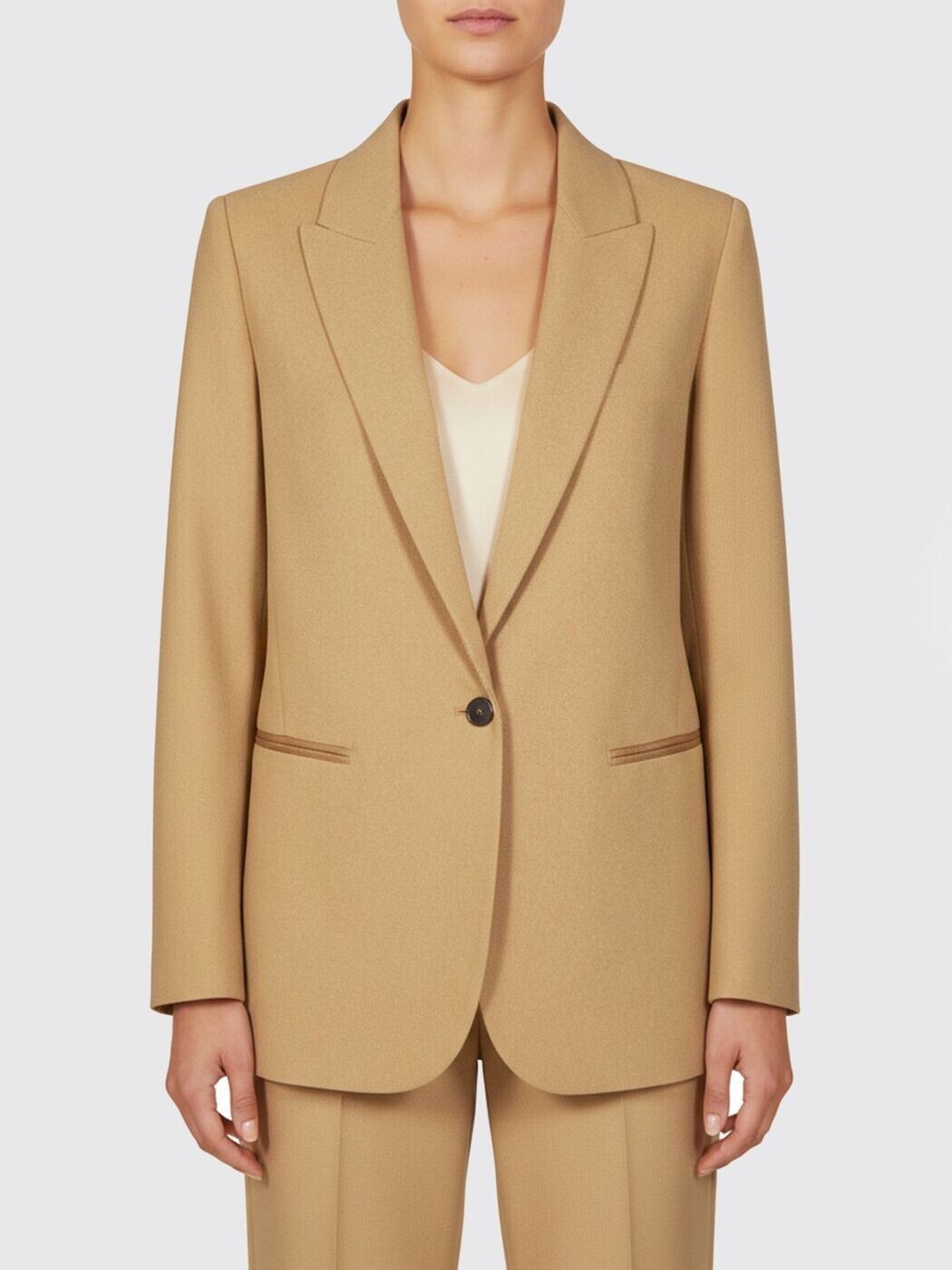 フォルテフォルテ FORTE FORTE 背広上衣 背広 上衣 レディース ベージュ Suit Jackets 14547BISMYJACKET 関税 貨物輸送無料 2026SS gi レディースファッション-コート・ジャケット