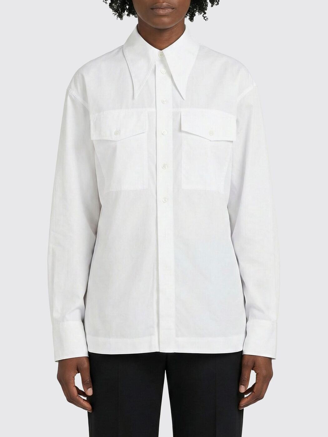 アミ パリス AMI PARIS シャツ レディース ホワイト Shirts FSH807CO0063 White 関税 送料無料 2026SS gi｜BRANDSHOP「il Tesoro」