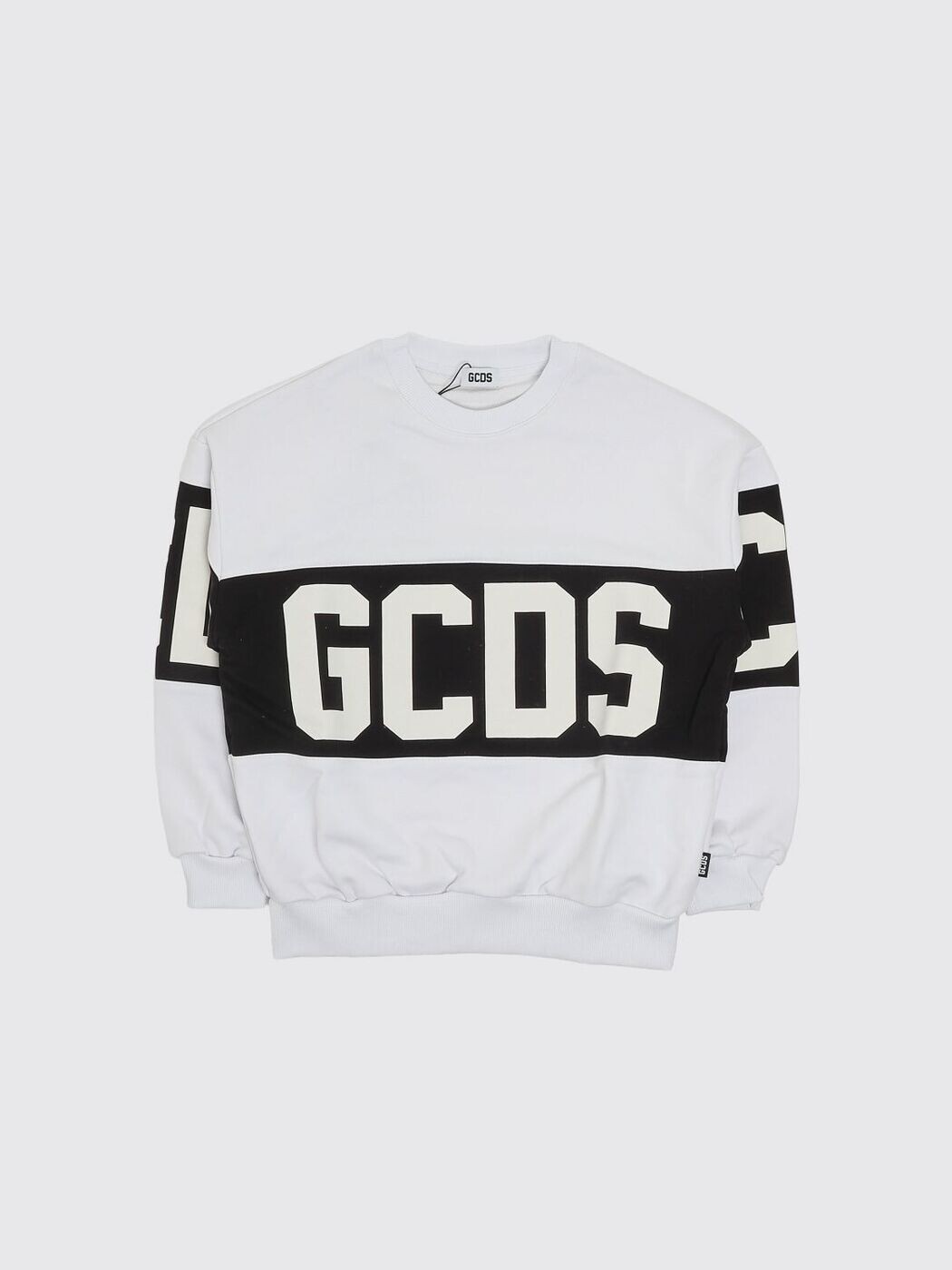 ジーシーディーエス お坊っちゃん GCDS JUNIOR クルーネックジャンパー 編み物御召しもの ボーイズ 白いこと Crew neck jumpers Z0UJQE584F004 関税 貨物輸送無料 2026SS gi