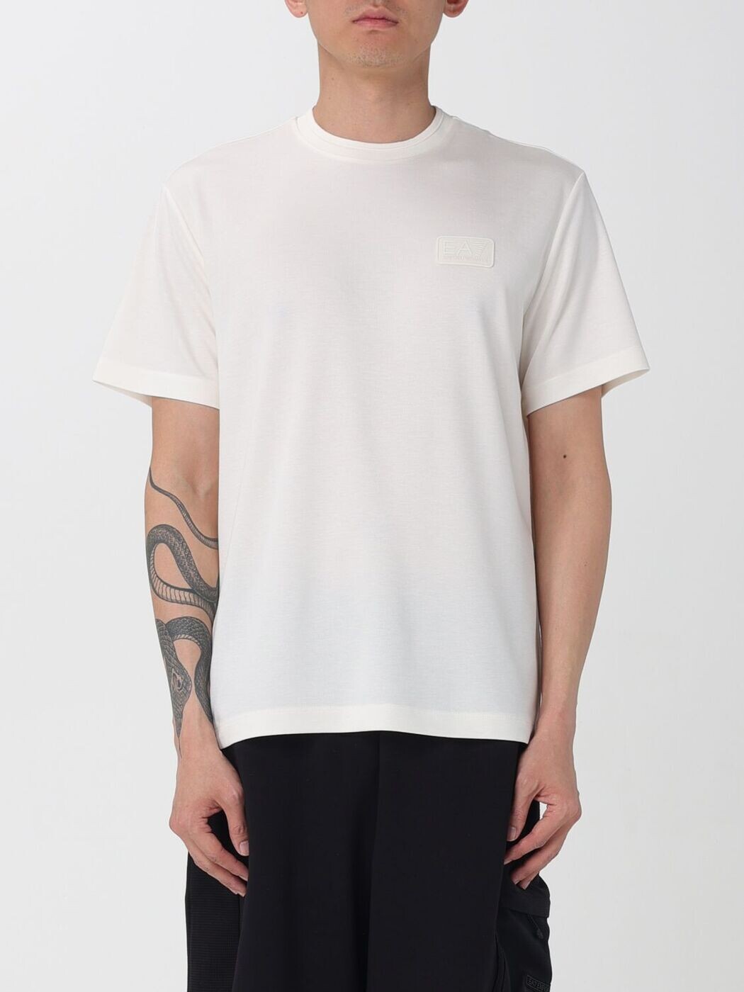イーエーセブン EA7 プルオーバー メンズ 白いこと T-shirts 7M001357AF13862 関税 貨物輸送無料 2026SS gi