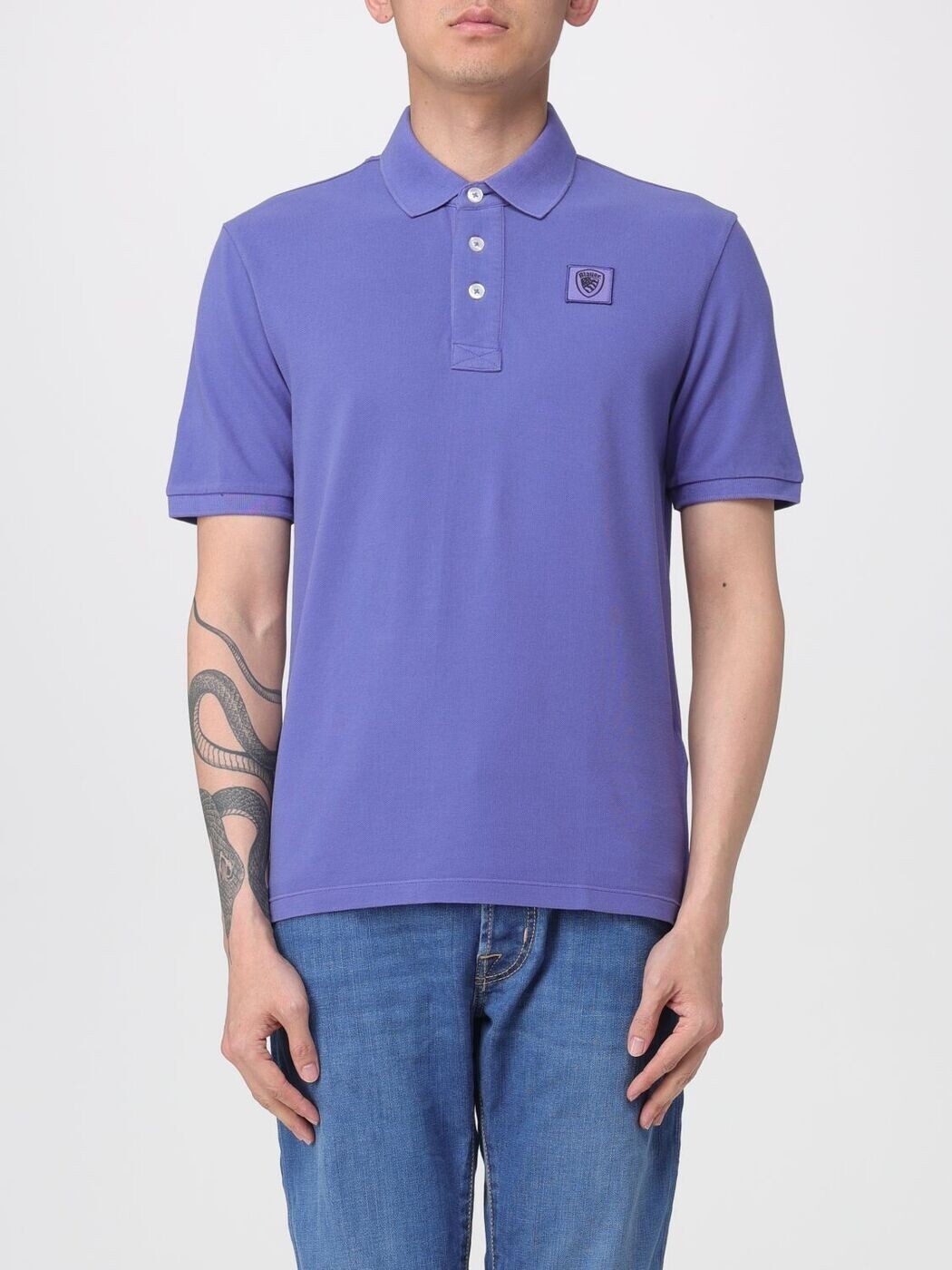 ブラウアー BLAUER ポロシャツ メンズ ブルー Polo shirts 26SBLUT02290 Blue 関税 送料無料 2026SS gi|BRANDSHOP「il Tesoro」