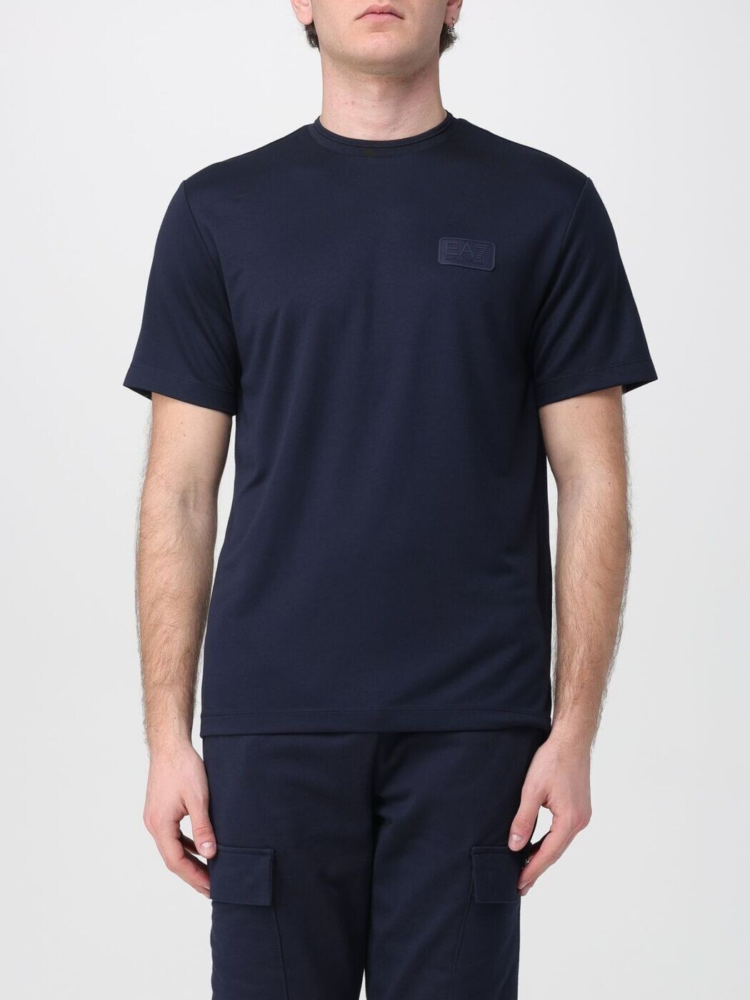 イーエーセブン EA7 プルオーバー メンズ 青色 T-shirts 7M001357AF13862 関税 貨物輸送無料 2026SS gi