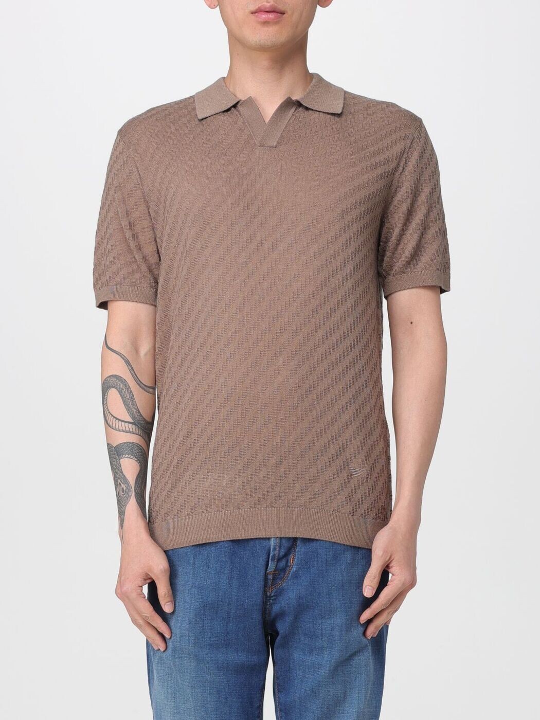 エンポリオ アルマーニ EMPORIO ARMANI ポロシャツ メンズ Polo shirts EM004307AF24573 Mud 関税 送料無料 2026SS gi｜BRANDSHOP「il Tesoro」