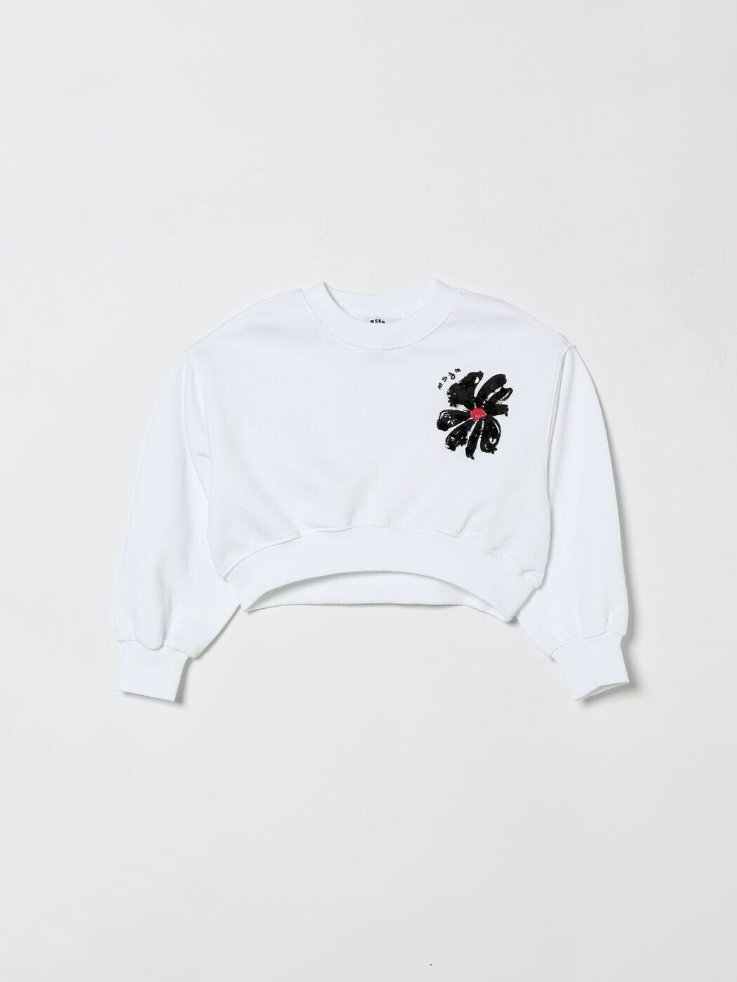 エムエスジーエム MSGM クルーネックジャンパー 編み物御召しもの ガールズ 白いこと Crew neck jumpers S6MSJGSW079 関税 貨物輸送無料 2026SS gi