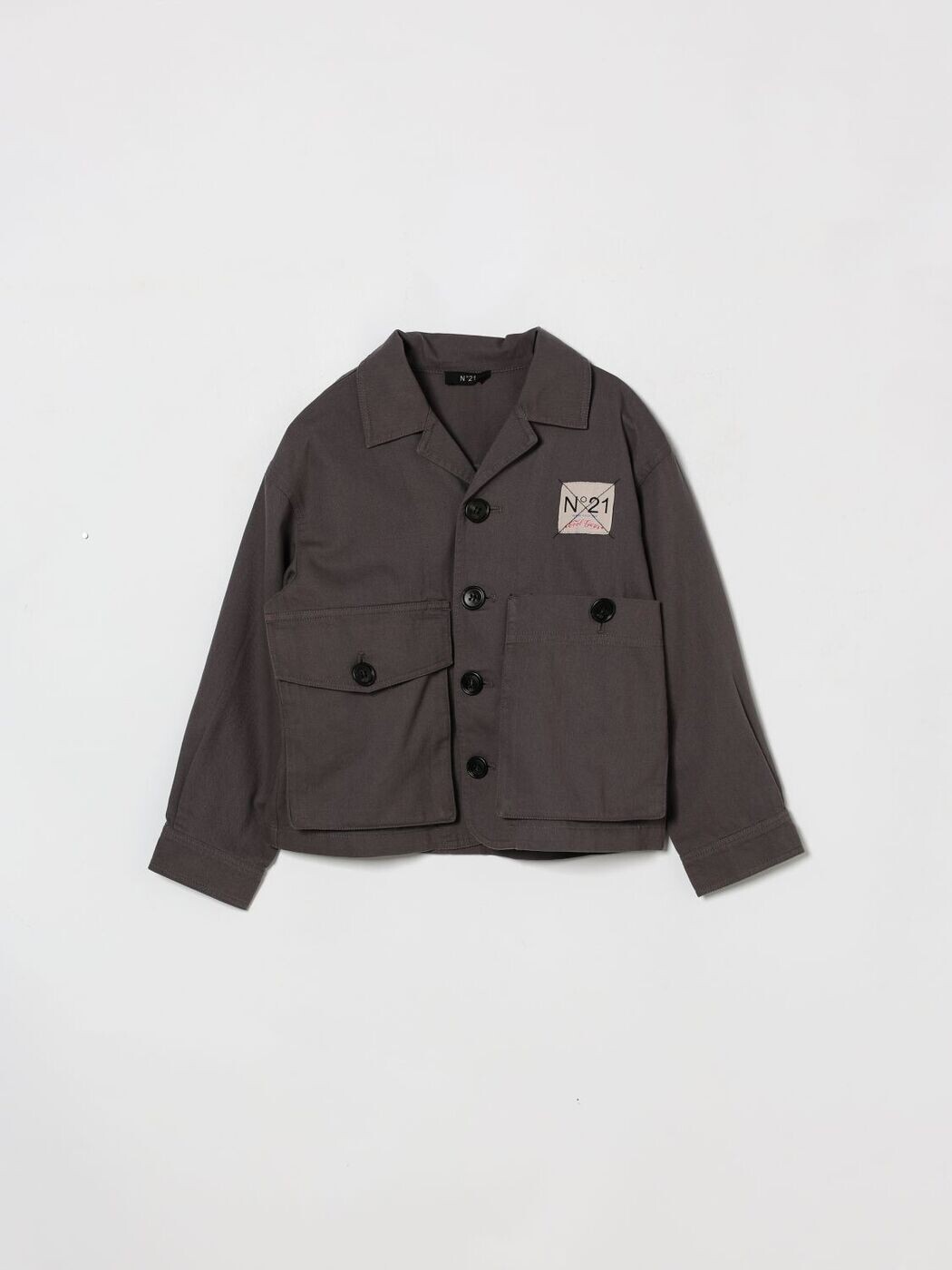 ヌメロ ヴェントゥーノ N 21 ボンバージャケット 上衣 ボーイズ 薄墨色 Bomber jackets N210BCN0483 関税 貨物輸送無料 2026SS gi