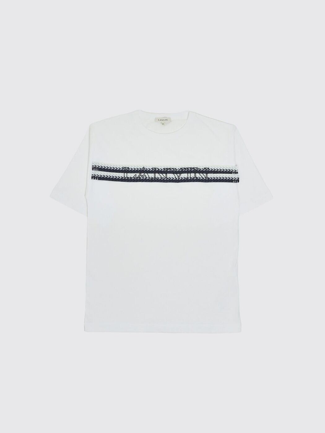 ランバン LANVIN ロング捩りプルオーバー プルオーバー ボーイズ 白いこと Long sleeve t-shirts N30362 関税 貨物輸送無料 2026SS gi