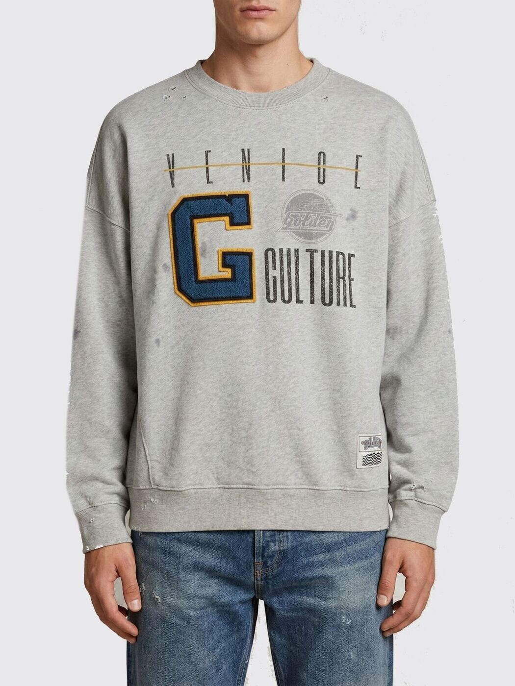 ゴールデン グース 晴れ晴れしい ブランド名 GOLDEN GOOSE トレイナー 調教師 メンズ 薄墨色 Sweatshirts GUP02175P002409 関税 貨物輸送無料 2026SS gi