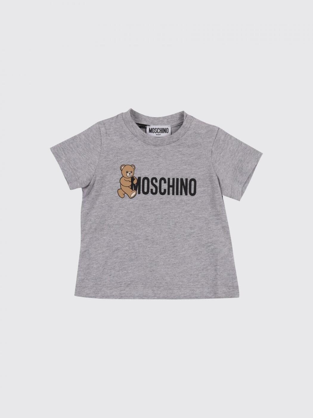 モスキーノ MOSCHINO Tシャツ トップス ベビーユニセックス グレー T-shirt MRM047LAA34 Grey 関税 送料無料 2025AW gi｜BRANDSHOP「il Tesoro」
