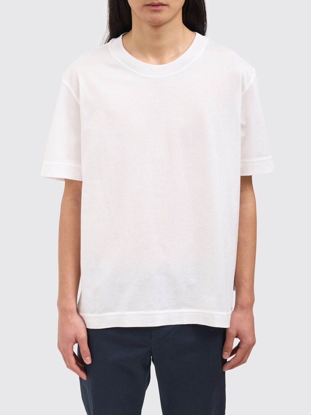 パオロペコラ PAOLO PECORA Tシャツ メンズ ホワイト T-shirts F0224054 White 関税 送料無料 2026SS gi｜BRANDSHOP「il Tesoro」