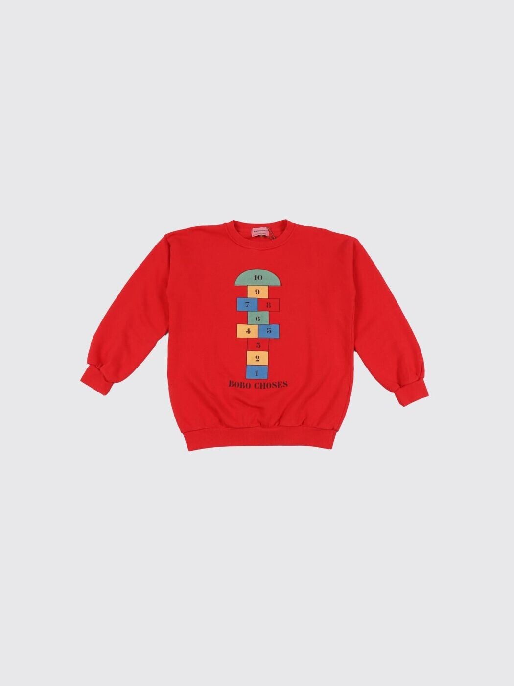 ボボショーズ BOBO CHOSES クルーネックジャンパー 編み物御召しもの ボーイズ 白いこと Crew neck jumpers 225AC036 関税 貨物輸送無料 2025AW gi