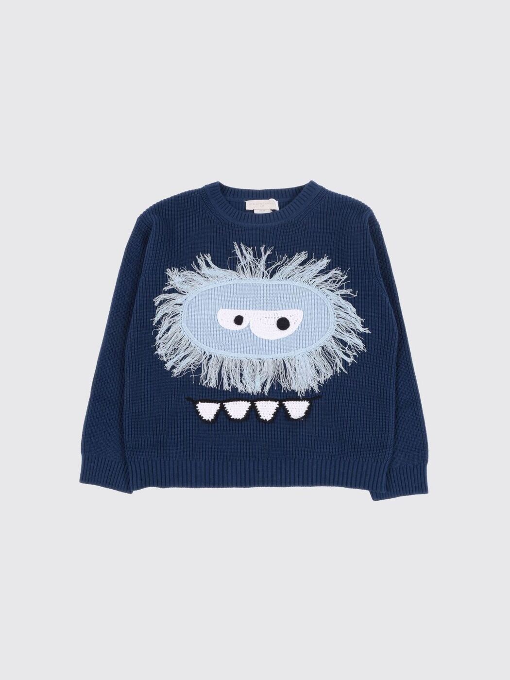 ステラマッカートニー STELLA MCCARTNEY クルーネックジャンパー 編み物御召しもの ボーイズ 青碧 Crew neck jumpers TX9P10Z1528 関税 貨物輸送無料 2025AW gi
