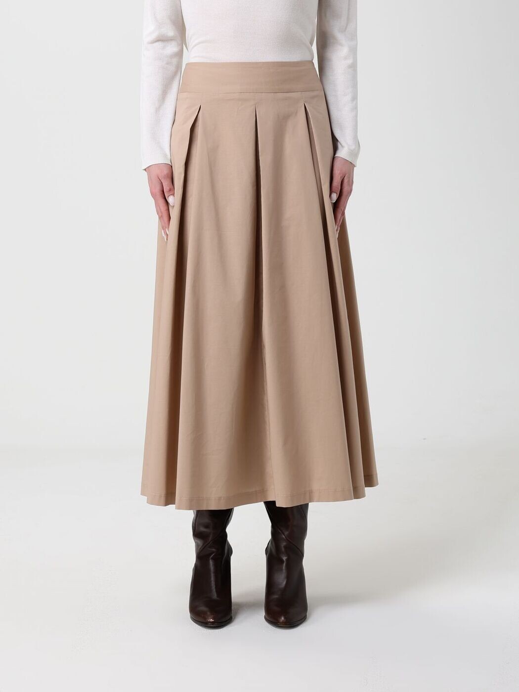 カングラ KANGRA スカート レディース ブラウン Skirts S6A357244 Camel 関税 送料無料 2026SS gi｜BRANDSHOP「il Tesoro」