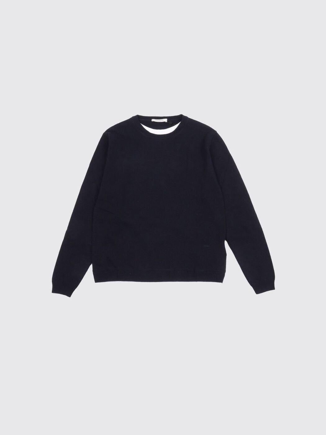 パオロペコラ PAOLO PECORA クルーネックジャンパー 編み物御召しもの ボーイズ 青碧 Crew neck jumpers PP4095 関税 貨物輸送無料 2025AW gi