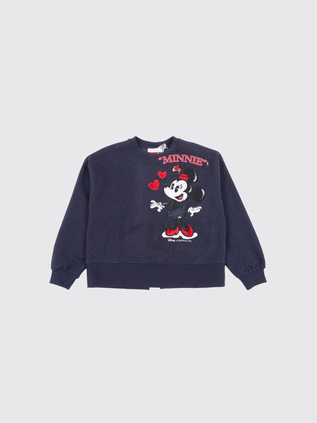 モナリザ MONNALISA クルーネックジャンパー 編み物御召しもの ガールズ 青碧 Crew neck jumpers 19F6036028 関税 貨物輸送無料 2025AW gi