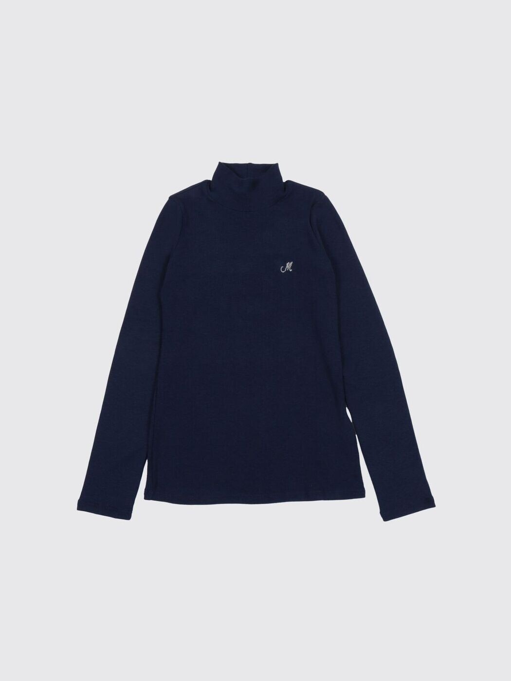 モナリザ MONNALISA クルーネックジャンパー 編み物御召しもの ガールズ 青碧 Crew neck jumpers 17FLUC6212 関税 貨物輸送無料 2025AW gi