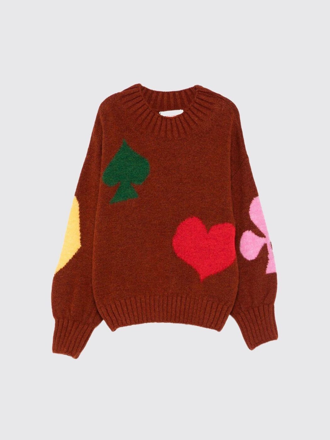 ボボショーズ BOBO CHOSES クルーネックジャンパー 編み物御召しもの ボーイズ 赤いこと Crew neck jumpers 225AC112 関税 貨物輸送無料 2025AW gi