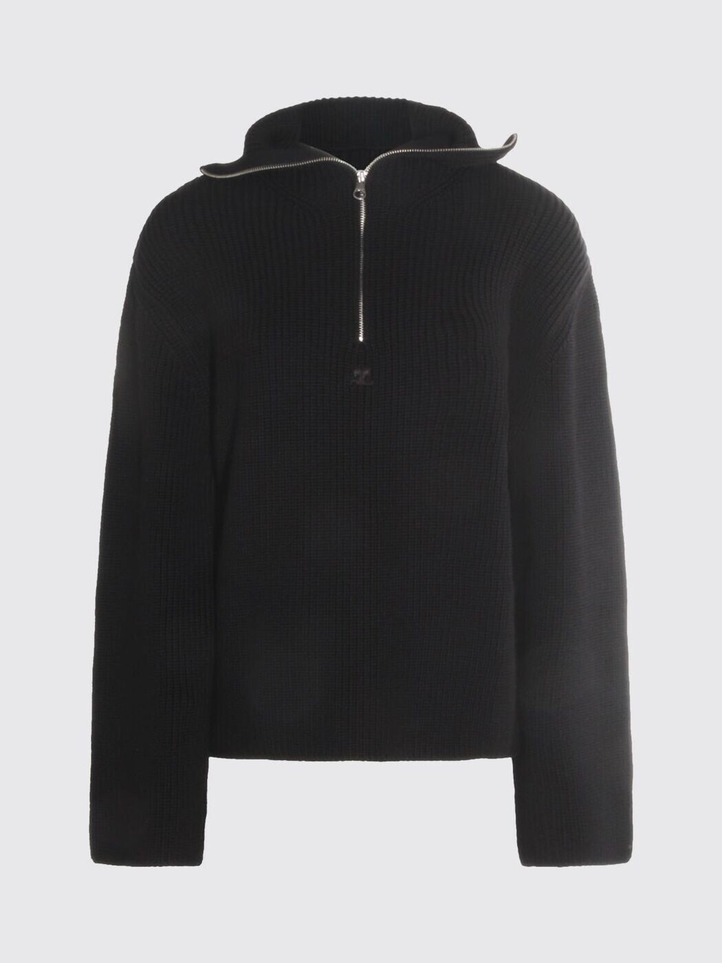 クレージュ COURREGES スウェーター 編み物御召しもの レディース 黒いこと Knitwear 325MPU243FI0036 関税 貨物輸送無料 2025AW gi