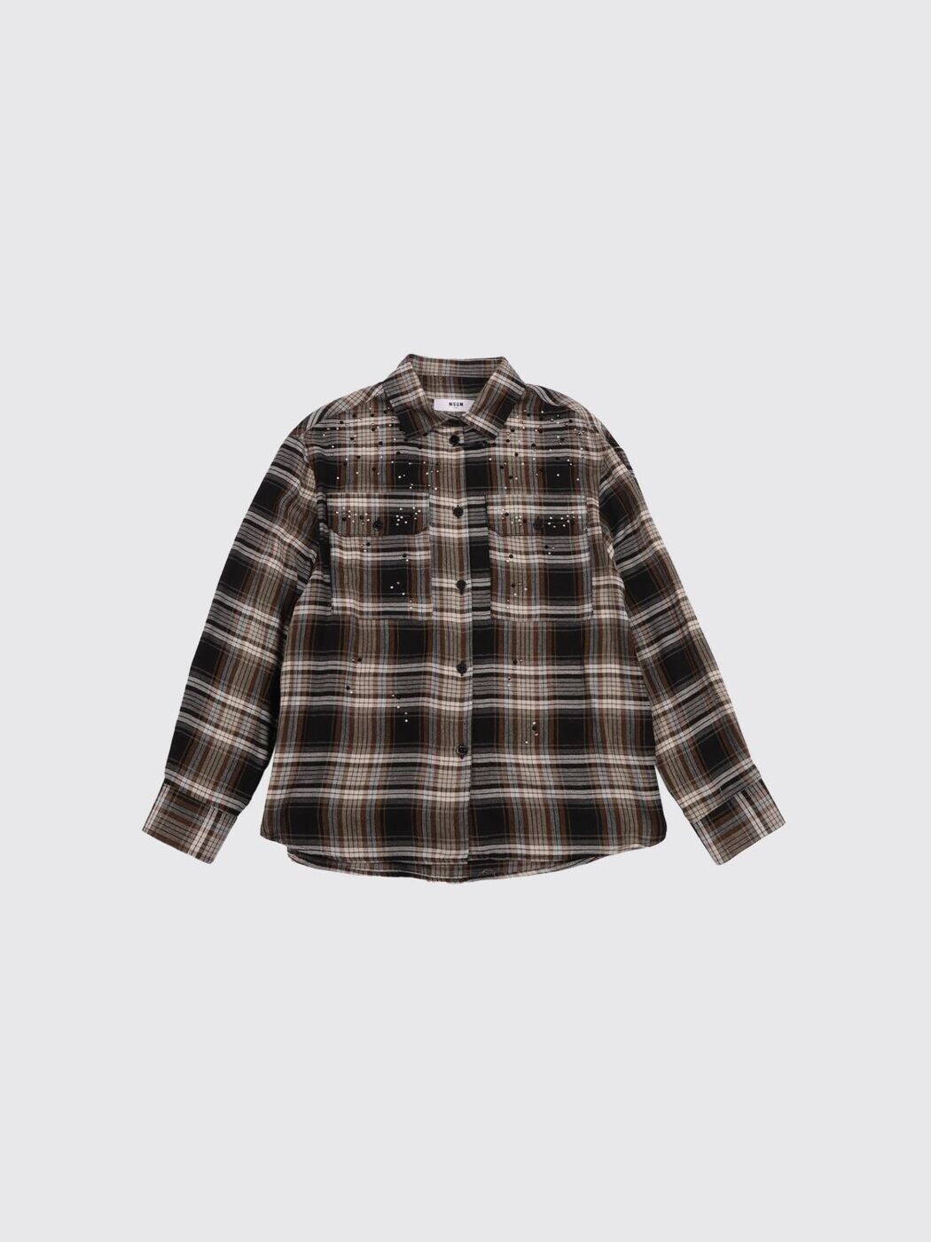 エムエスジーエム MSGM フォーマルシャツ シャツ ガールズ ブラウン Formal shirts F5MSJGSI133 Brown 関税 送料無料 2025AW gi｜BRANDSHOP「il Tesoro」 34,385円