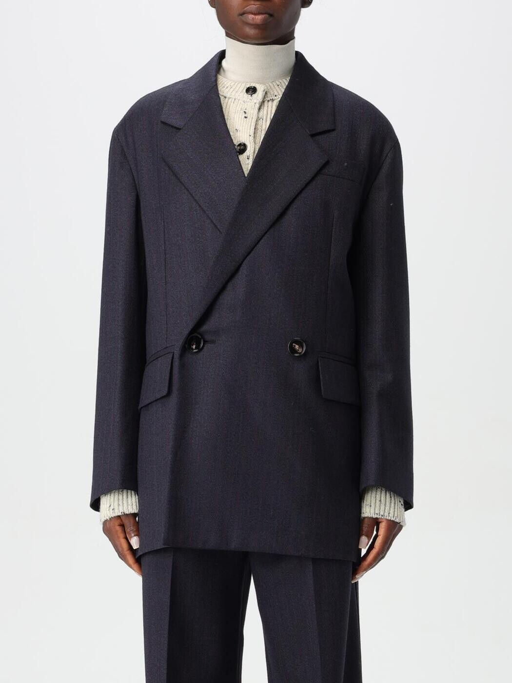 ボッテガ ヴェネタ BOTTEGA VENETA 背広上衣 背広 上衣 レディース 青み Suit Jackets 784046V36K0 関税 貨物輸送無料 2025AW gi