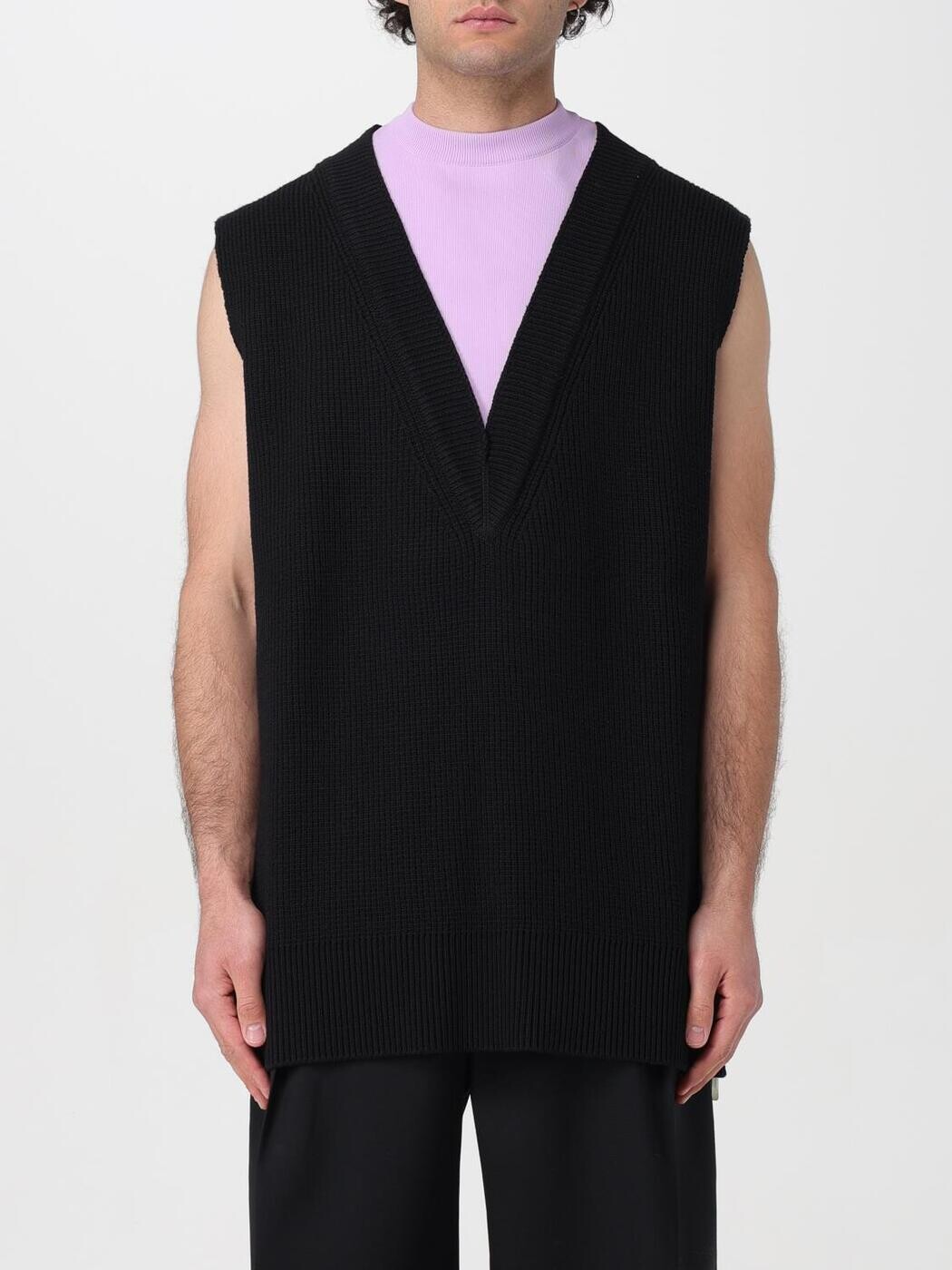 内鰓 サンダー JIL SANDER ジレ より良い メンズ マルチ色つや Vests J22FB0124J14689 関税 貨物輸送無料 2025AW gi