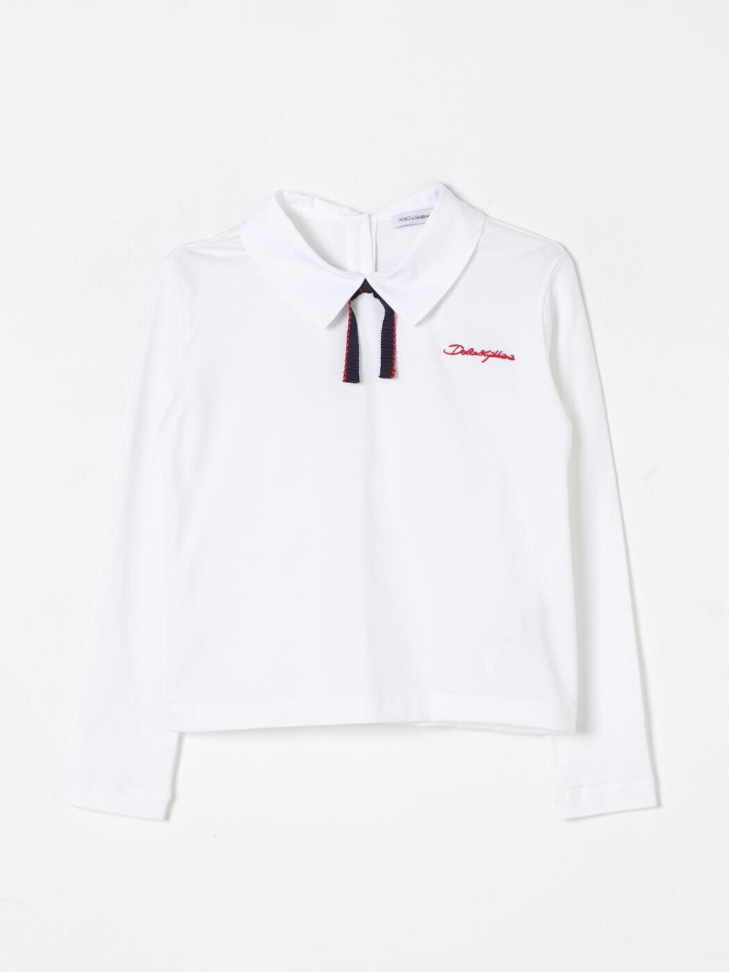 ドルチェ＆ガッバーナ DOLCE\u0026GABBANA スポーツシャツ トップス ガールズ 白いこと Polo shirts L5JTNNG7NNV 関税 貨物輸送無料 2025AW gi