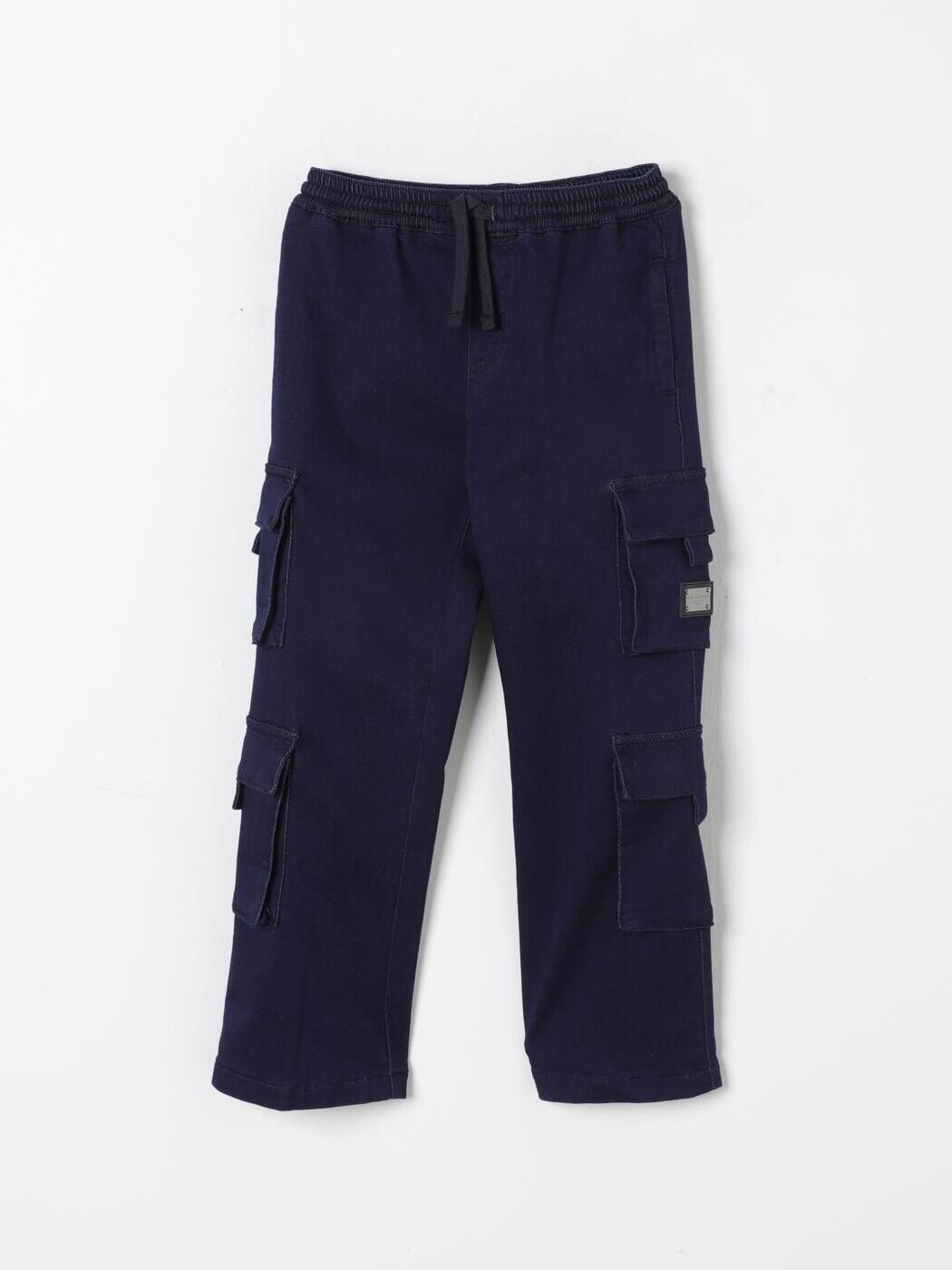 ドルチェ＆ガッバーナ DOLCE\u0026GABBANA ズボン下 ボーイズ 青碧 Cargo trousers L4JPIYLDC40 関税 貨物輸送無料 2025AW gi