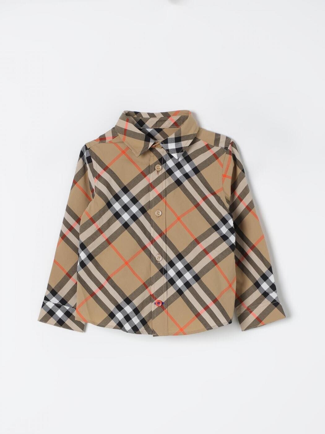 バーバリー BURBERRY プルオーバー ボーイズ ベージュ Casual shirts 8089804 関税 貨物輸送無料 2025AW gi