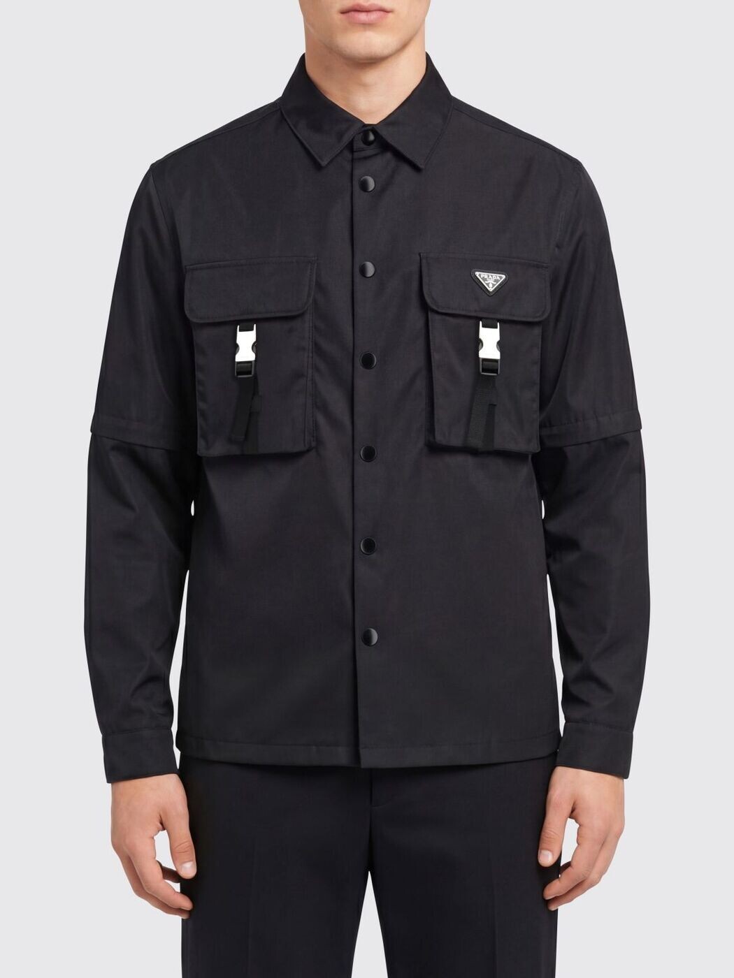 プラダ PRADA プルオーバー メンズ 黒いこと Shirts SC548SOOO1WQ8 関税 貨物輸送無料 2026SS gi