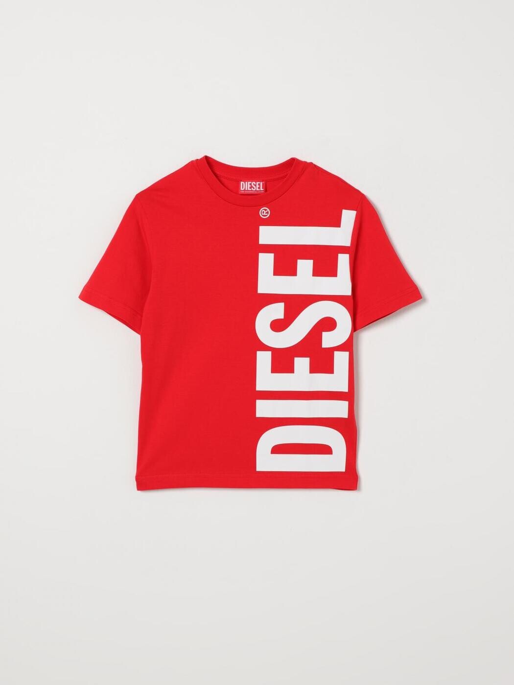ディーゼル DIESEL ロング捩りプルオーバー プルオーバー ボーイズ 赤いこと Long sleeve t-shirts J0273700YI9 関税 貨物輸送無料 2026SS gi