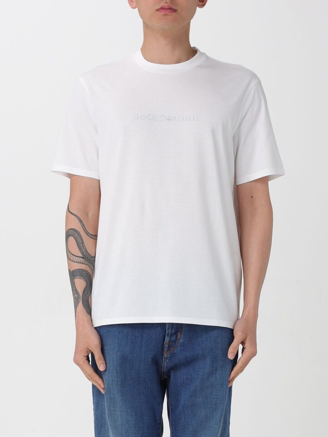 エン急性灰白髄炎 アルマーニ EMPORIO ARMANI プルオーバー メンズ 白いこと T-shirts EM004583AF13669 関税 貨物輸送無料 2026SS gi