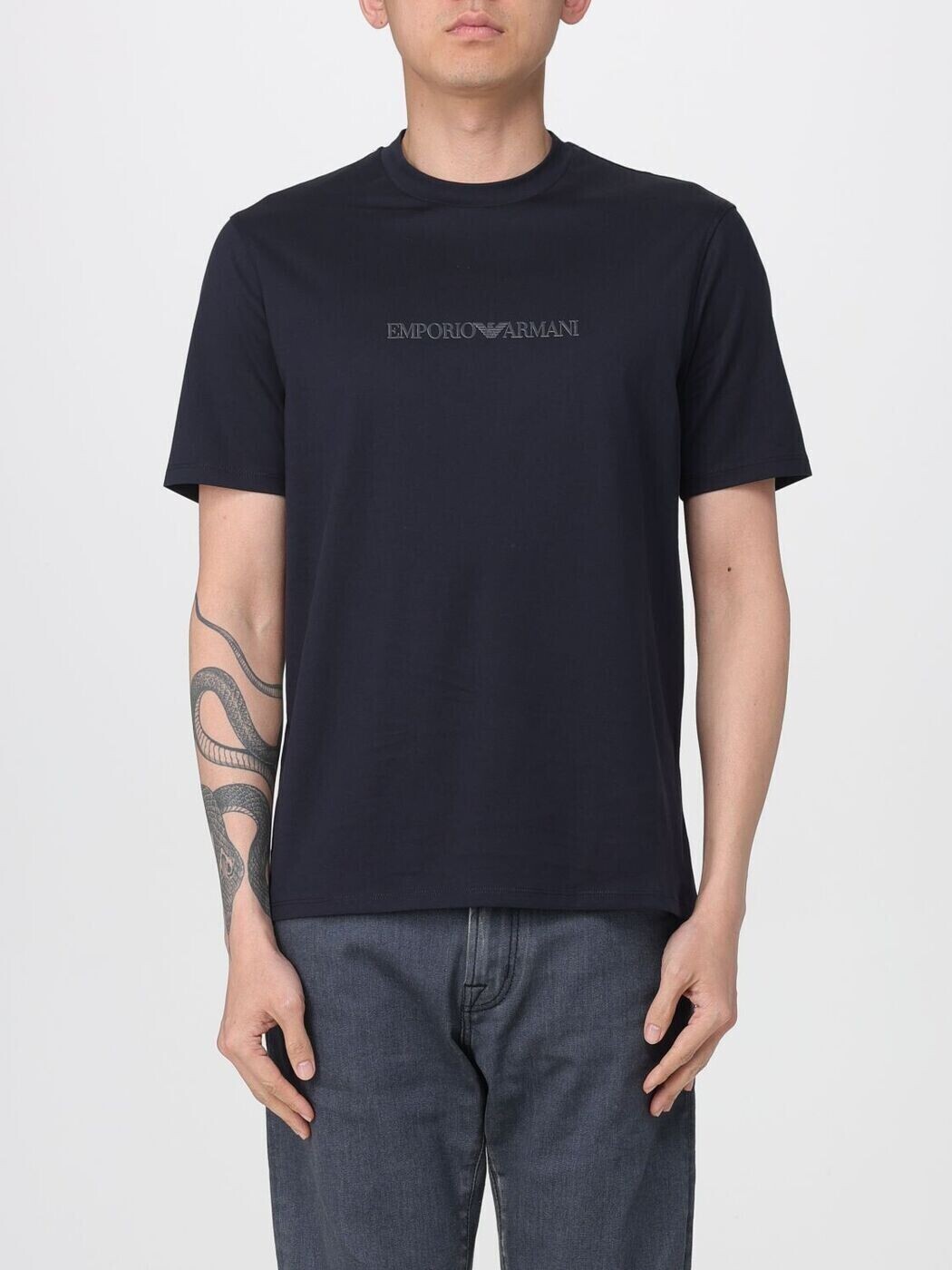 エン急性灰白髄炎 アルマーニ EMPORIO ARMANI プルオーバー メンズ 青色 T-shirts EM004583AF13669 関税 貨物輸送無料 2026SS gi