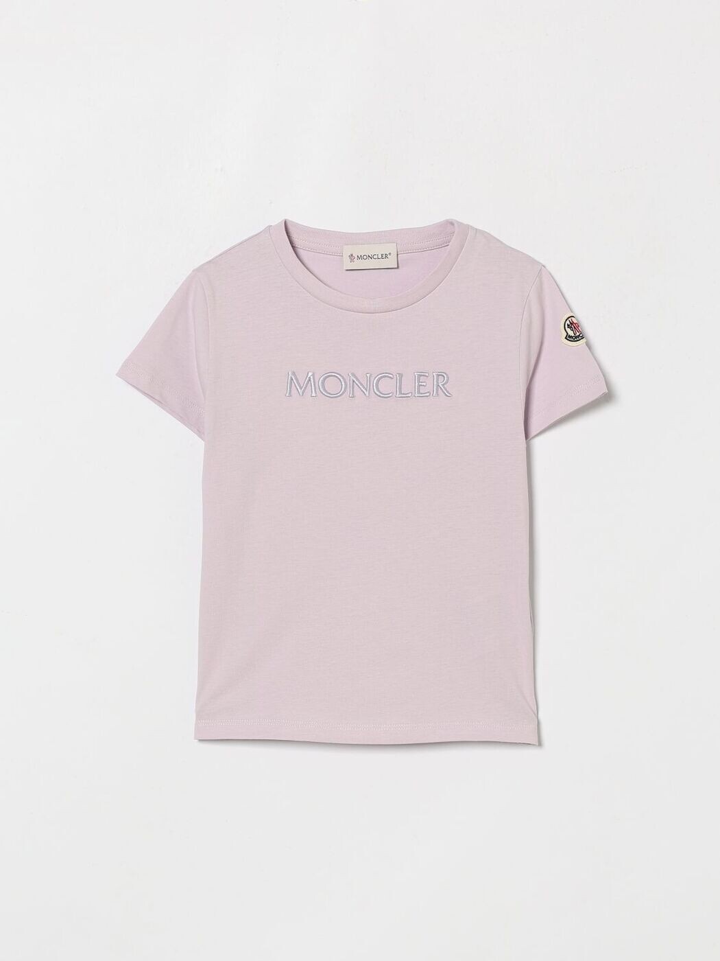 モンク線路 MONCLER ロング捩りプルオーバー プルオーバー ガールズ サクラ色 Long sleeve t-shirts 8C0000989AT9 関税 貨物輸送無料 2026SS gi