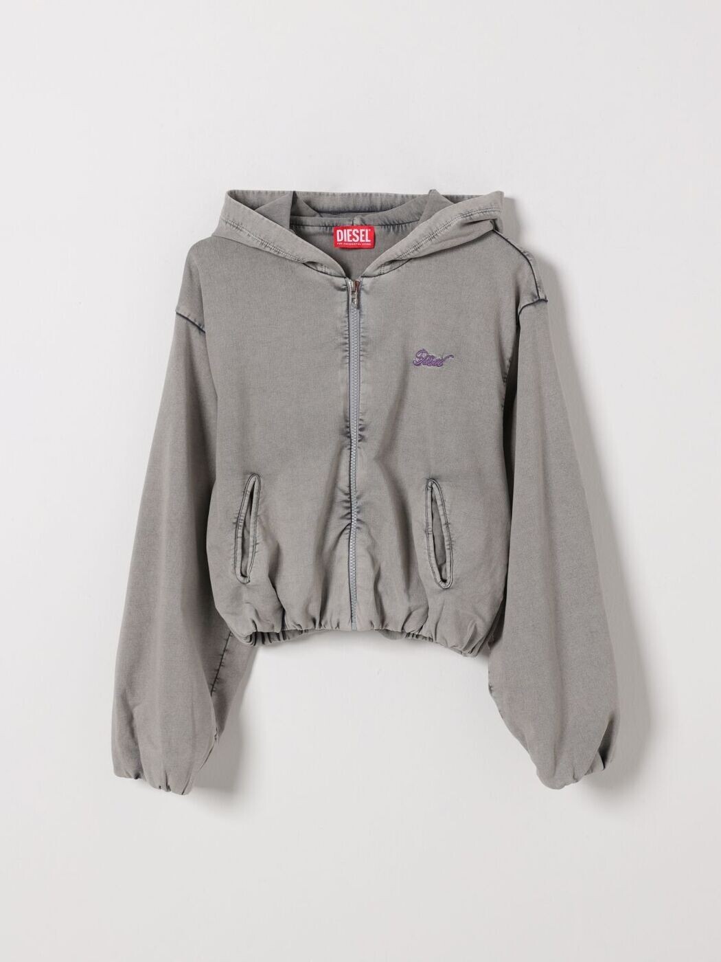 ディーゼル DIESEL クルーネックジャンパー 編み物御召しもの ガールズ 薄墨色 Crew neck jumpers J02616KYA0S 関税 貨物輸送無料 2026SS gi