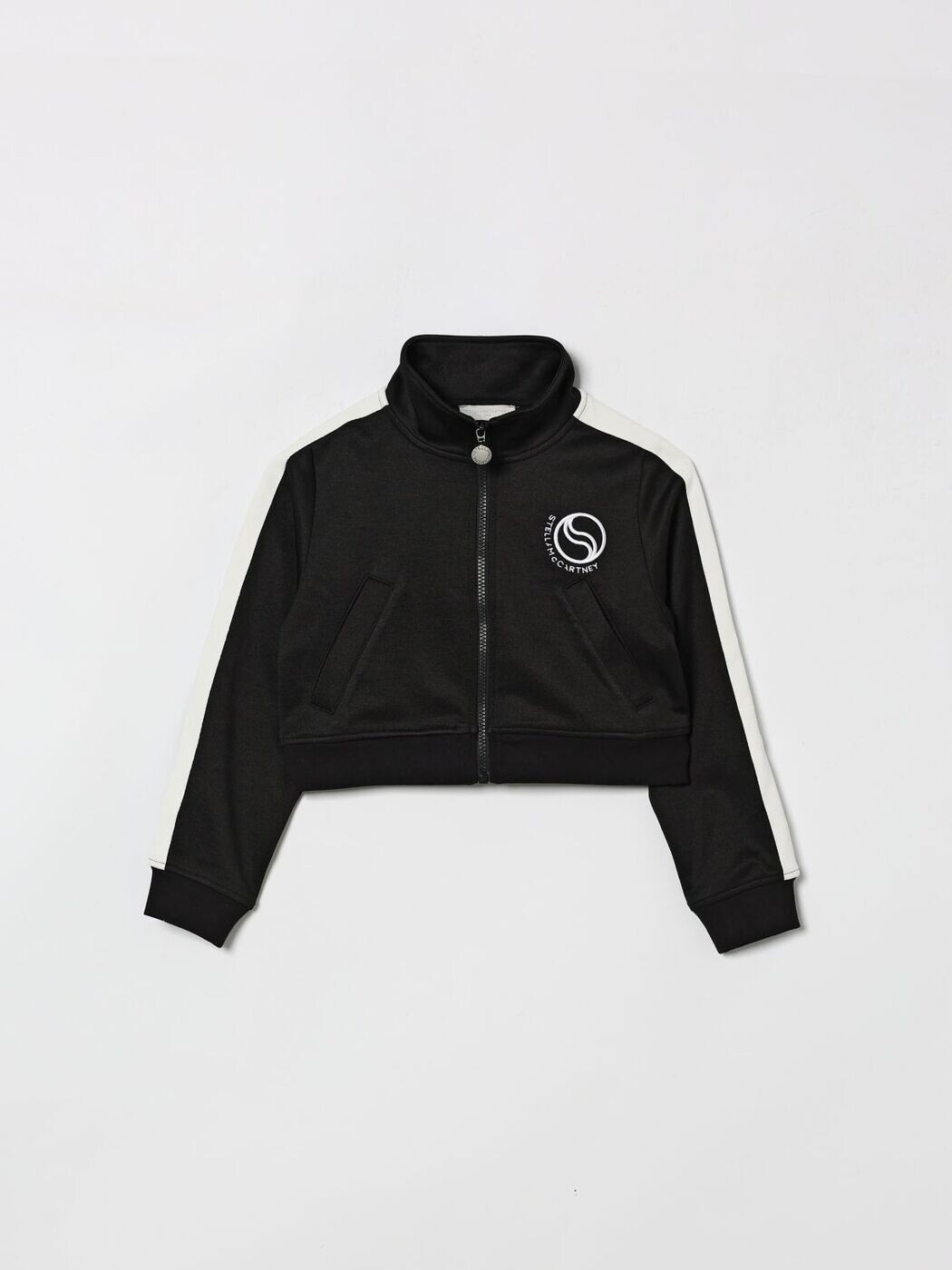 ステラマッカートニー STELLA MCCARTNEY クルーネックジャンパー 編み物御召しもの ボーイズ 黒いこと Crew neck jumpers TY4B40Z3498 関税 貨物輸送無料 2026SS gi