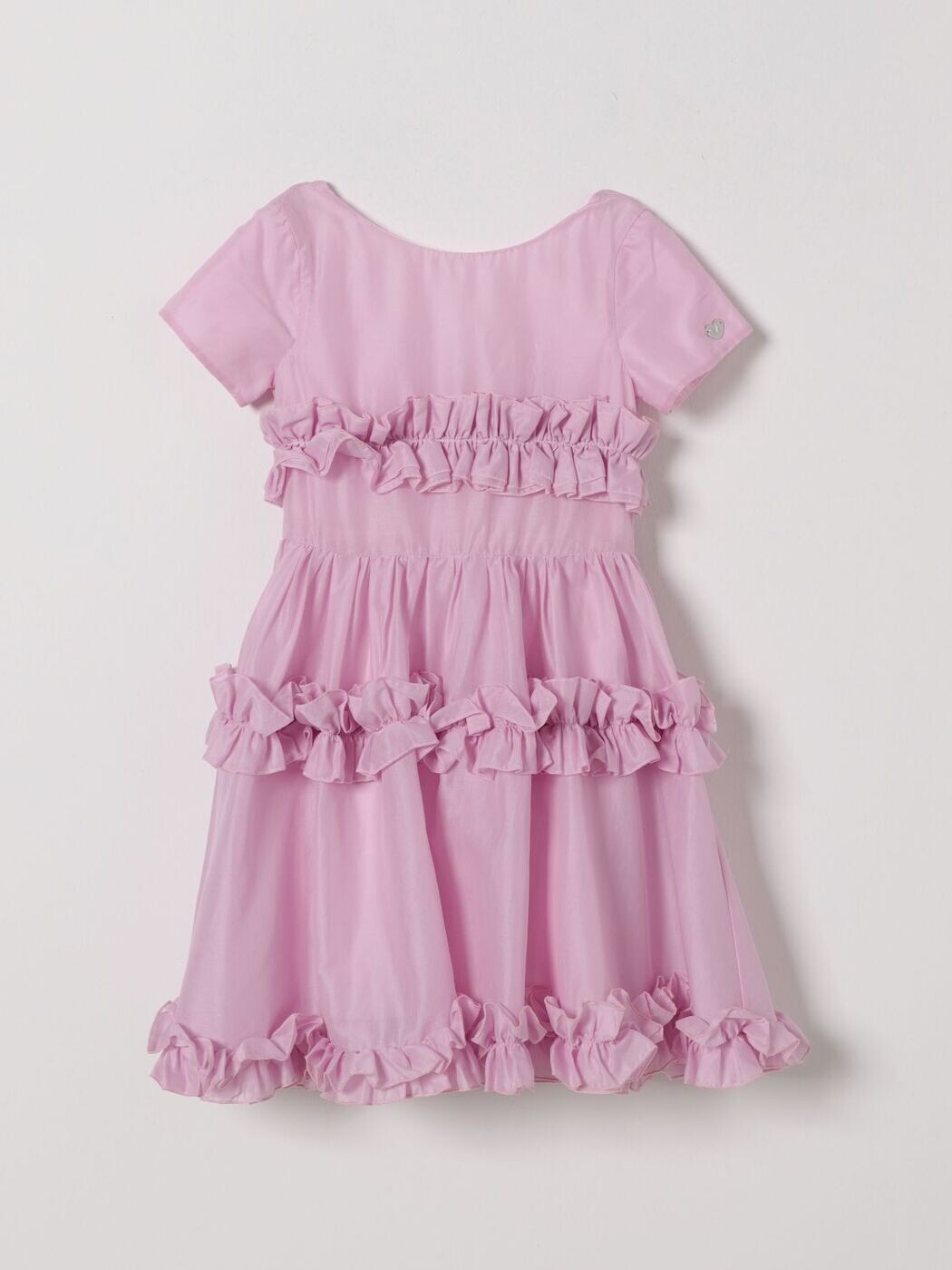 モナリザ MONNALISA ロング御召しもの 御召しもの ガールズ サクラ色 Long dresses 17G9047105 関税 貨物輸送無料 2026SS gi