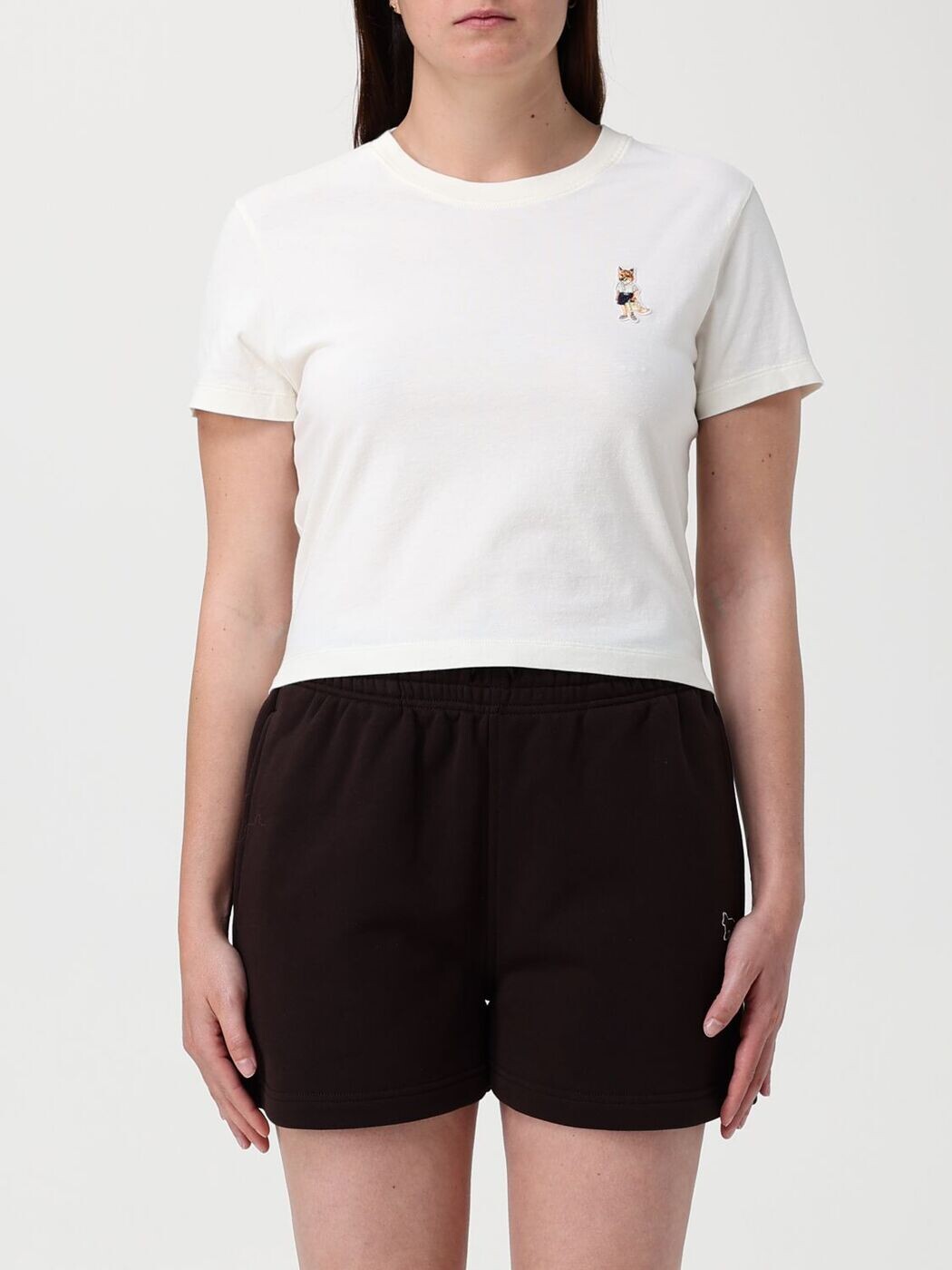 住みか 稲荷 MAISON KITSUNE スポーツシャツ プルオーバー レディース T-shirts and polo shirts QW00113KJ7026 関税 貨物輸送無料 2026SS gi