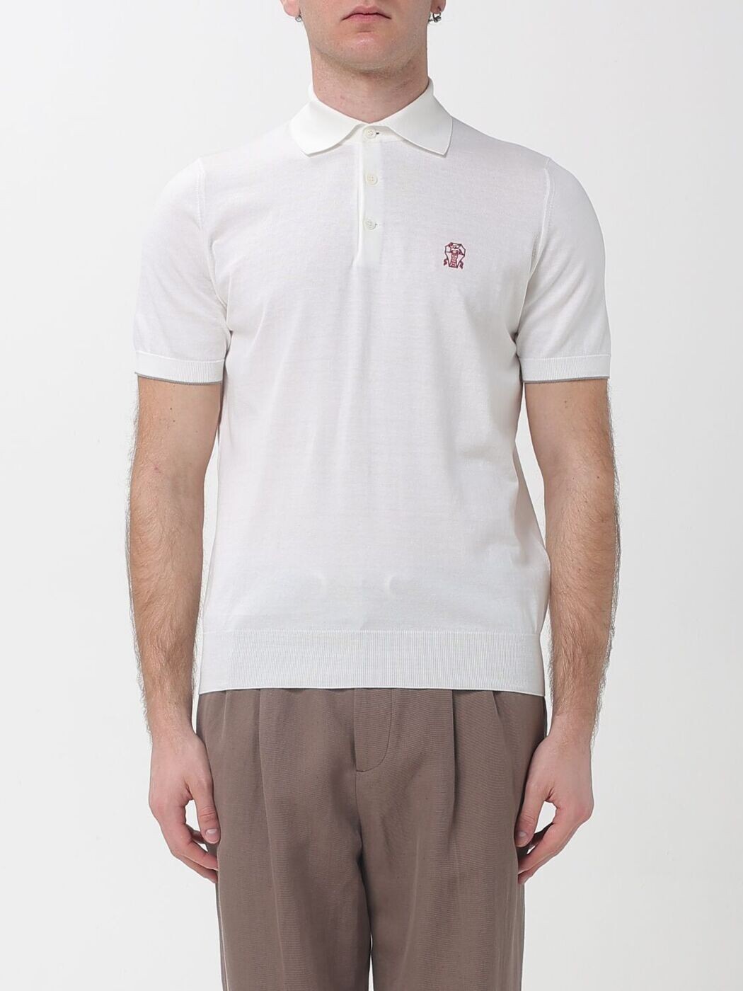 ブルネロ クチネリ BRUNELLO CUCINELLI ポロシャツ メンズ ホワイト Polo shirts M29800195 White 関税 送料無料 2026SS gi|BRANDSHOP「il Tesoro」