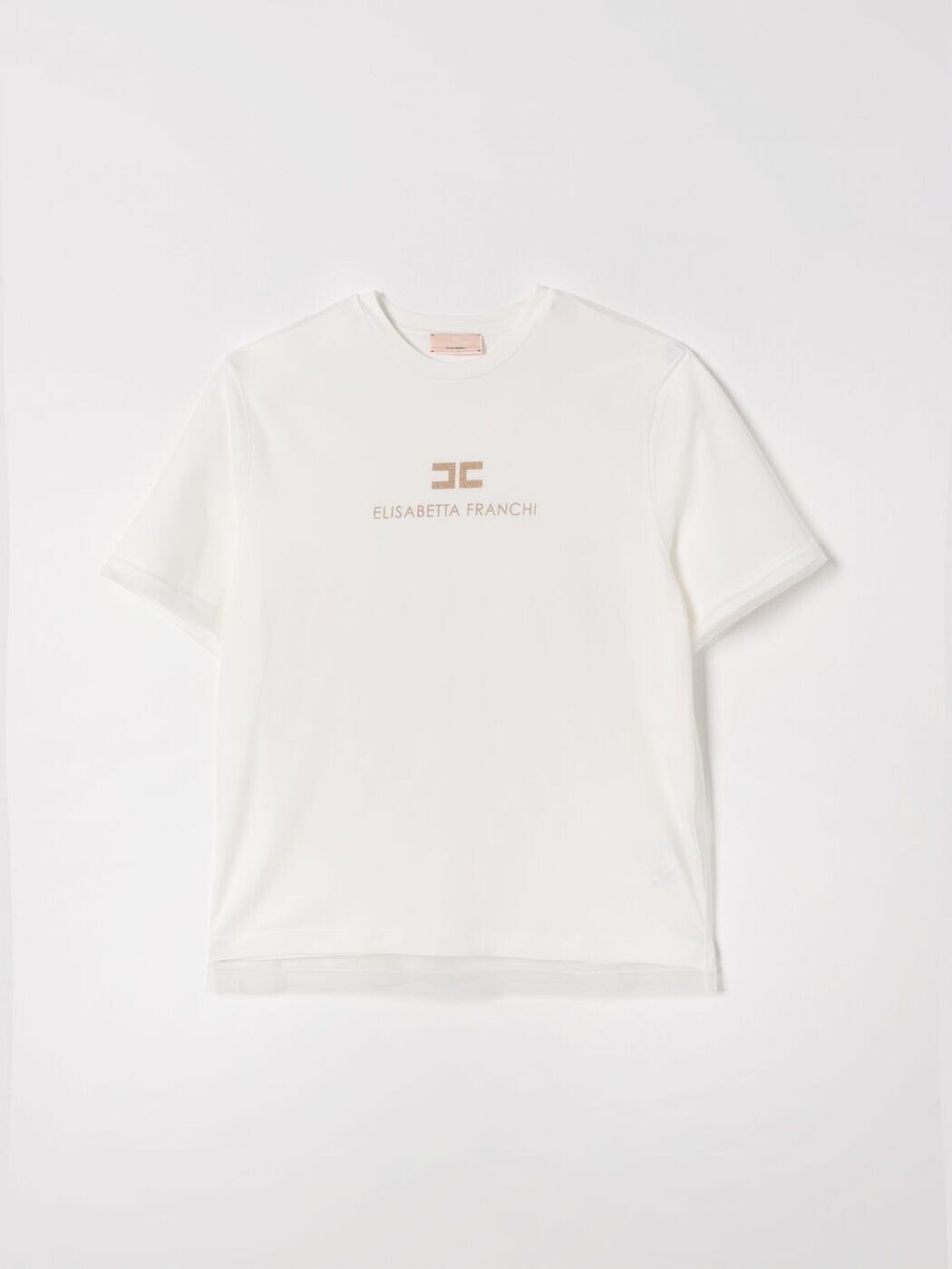 エリザベッタ フランキ ELISABETTA FRANCHI 天使の都市 MIA BAMBINA ロング捩りプルオーバー プルオーバー ガールズ Long sleeve t-shirts EFTS2550JE006 関税 貨物輸送無料 2026SS gi