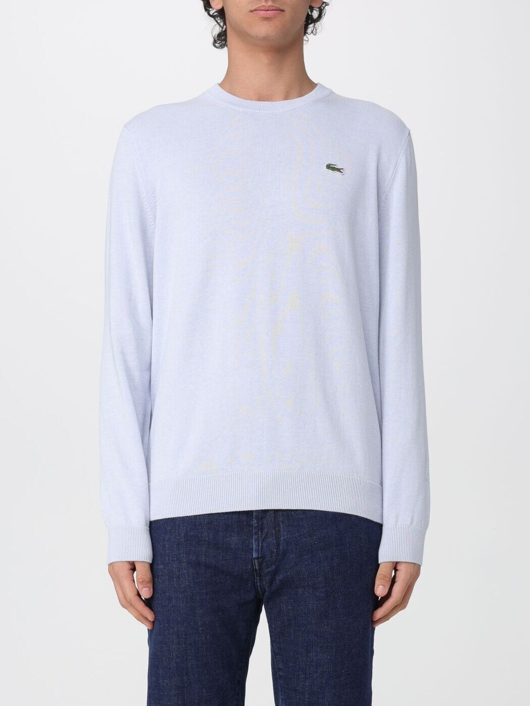 ラコステ LACOSTE プルオーバー 編み物御召しもの メンズ Knitwear AH0128 Sky Blue 関税 貨物輸送無料 2026SS gi