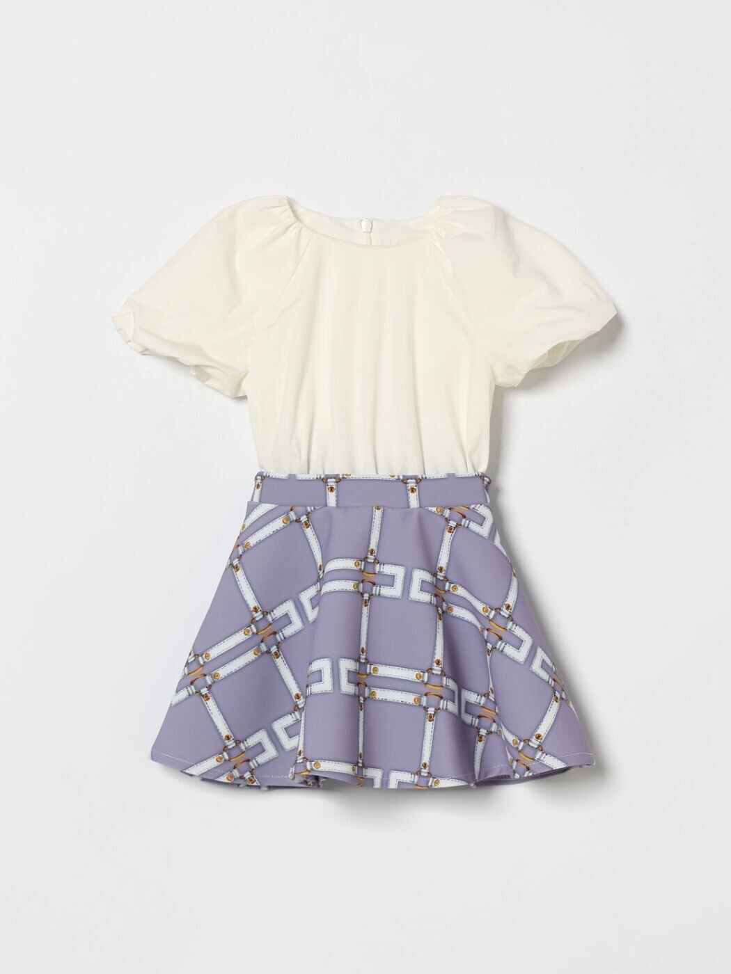 エリザベッタ フランキ ELISABETTA FRANCHI LA MIA BAMBINA ロングドレス ドレス ガールズ Long dresses EGAB2370GAE01 Lilac 関税 送料無料 2026SS gi|BRANDSHOP「il Tesoro」