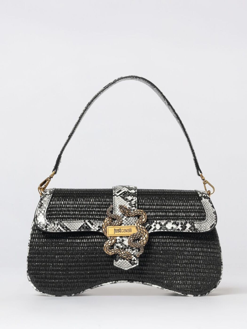 ジャスト カヴァリ JUST CAVALLI バッグ レディース ブラック Business bags 80RA4BA1ZSE06 Black 関税 送料無料 2026SS gi｜BRANDSHOP「il Tesoro」 36,465円